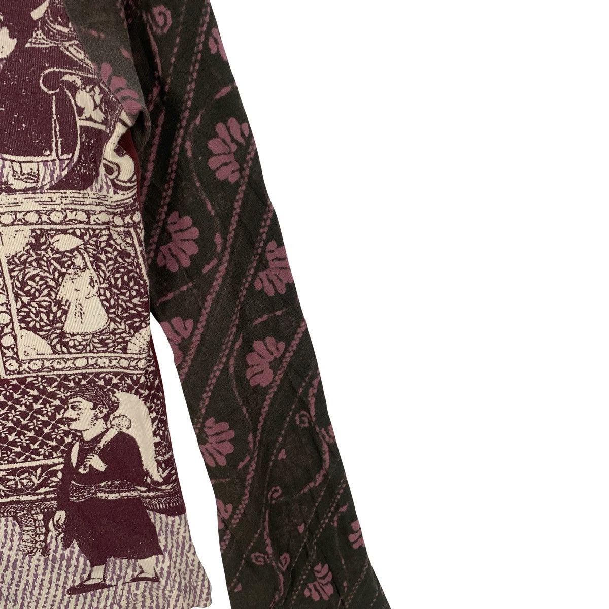 Zara ZARA BASIC South Asia Cultural Motif Long Sleeve Tee Shirt Size M / US 6-8 / IT 42-44 - 9 Thumbnail