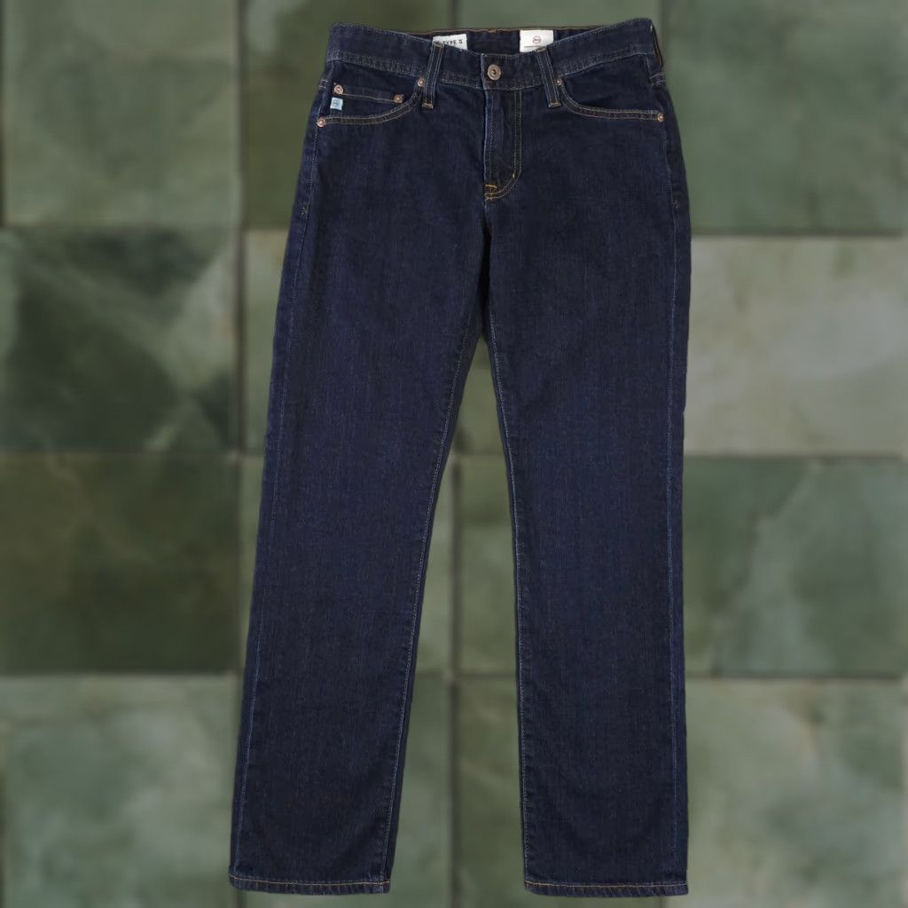 Denime AG Adriano Goldschmied Jeans Mens 28x29 Blue B Type II Straight Denim Dark Wash Jeans mens 28x29 Blue B Type II Straight Denim Dark Wash Size US 28 / EU 44 - 1 Thumbnail