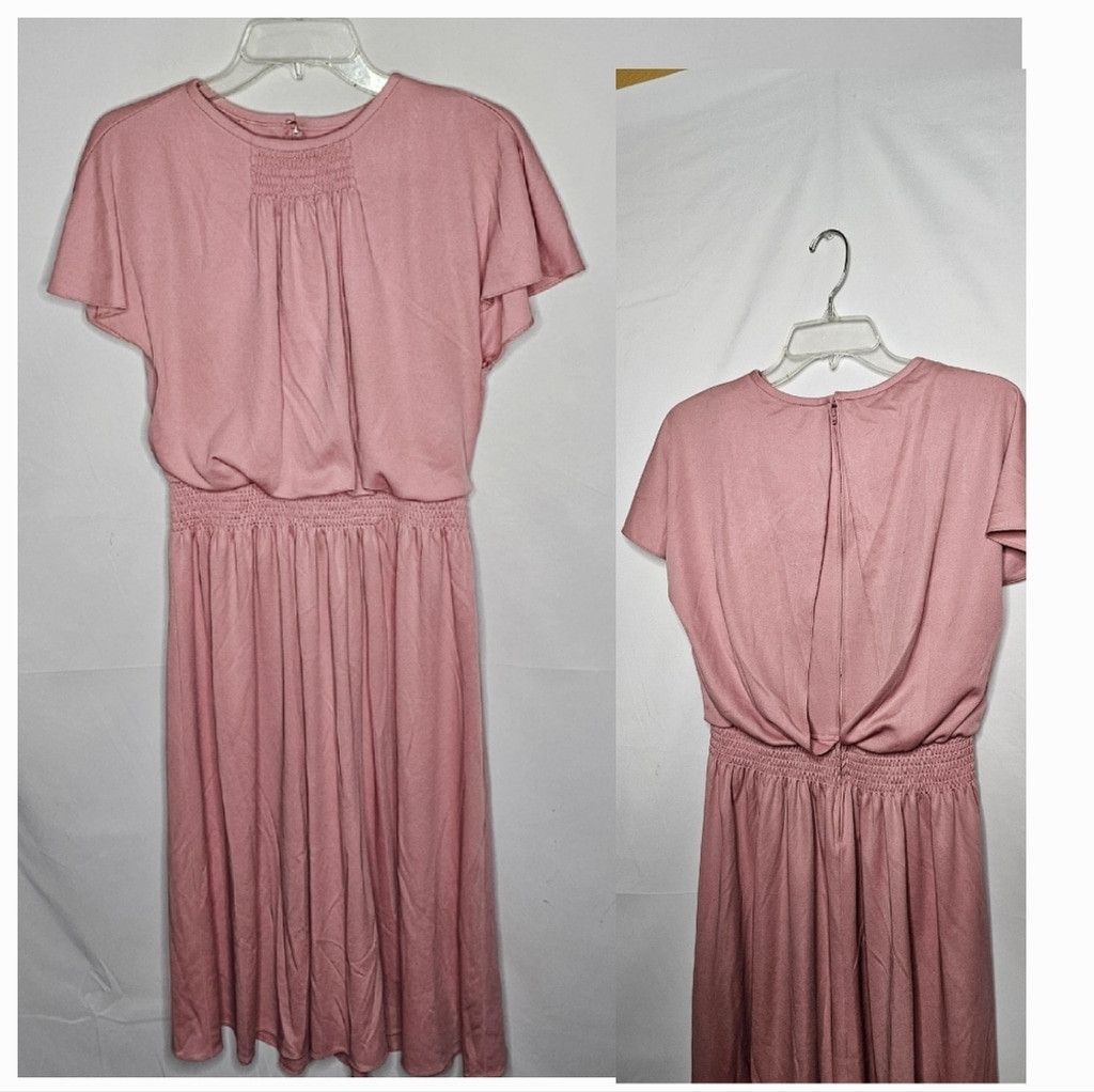 The Unbranded Brand Vintage St. Gillian Kay Unger butterfly short sleeve dress 8 Size M / US 6-8 / IT 42-44 - 1 Thumbnail