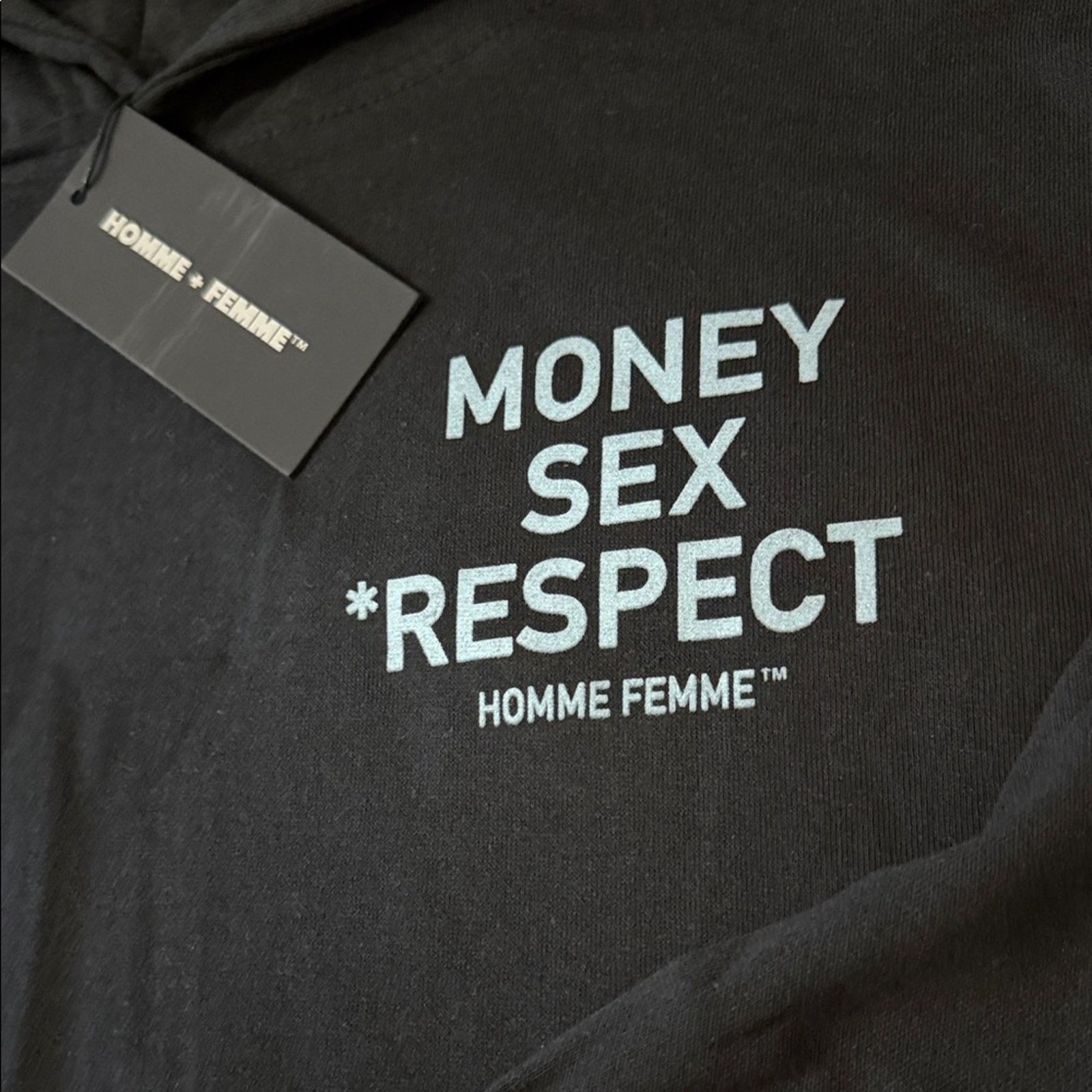 Homme + Femme La Homme Femme Money Sex Respect Hoddie Size US L / EU 52-54 / 3 - 2 Thumbnail