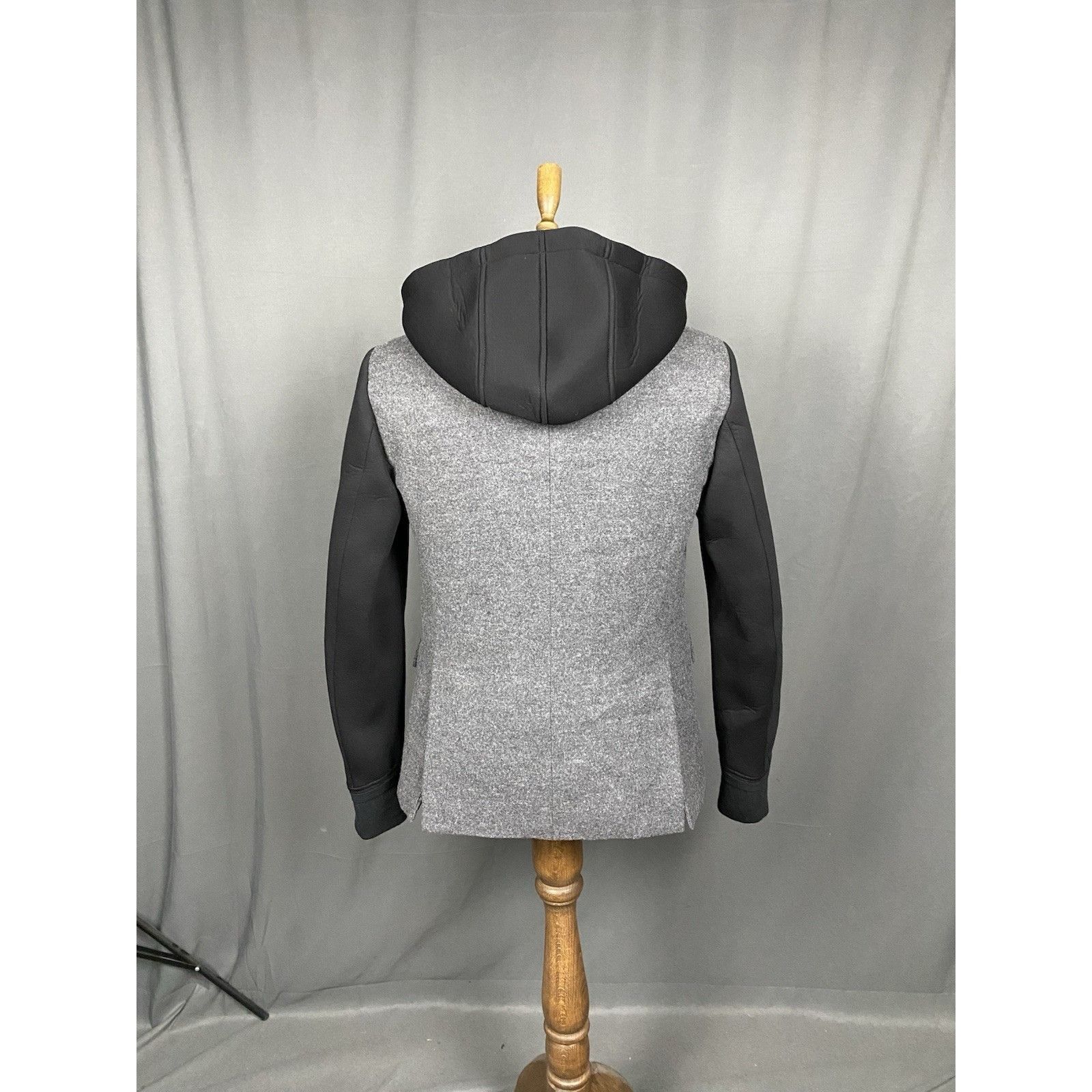 Neil Barrett Neil Barett Men's Gray Hooded Blazer Jacket Size 50 Size US M / EU 48-50 / 2 - 8 Thumbnail