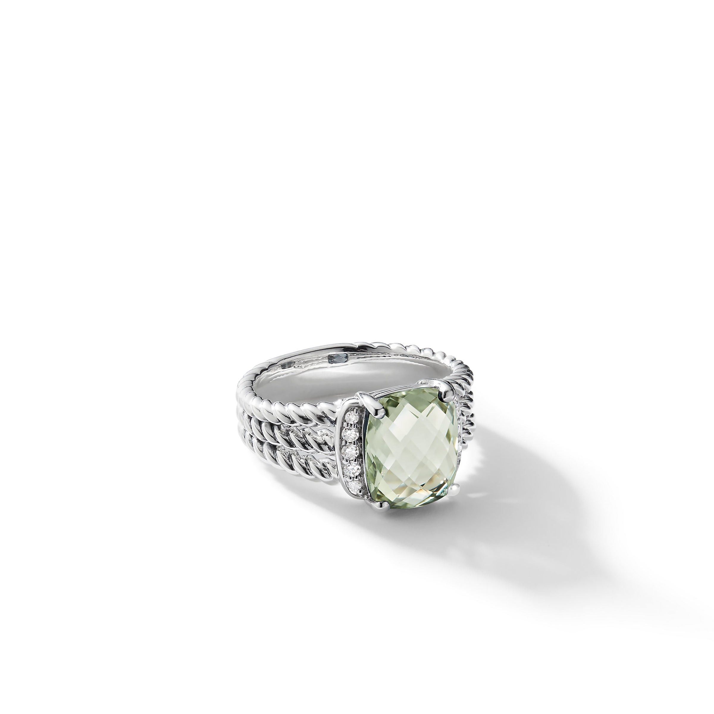David Yurman o1w1db10526 R11028D Size:9/Petite Ring in Silver Size ONE SIZE - 1 Thumbnail