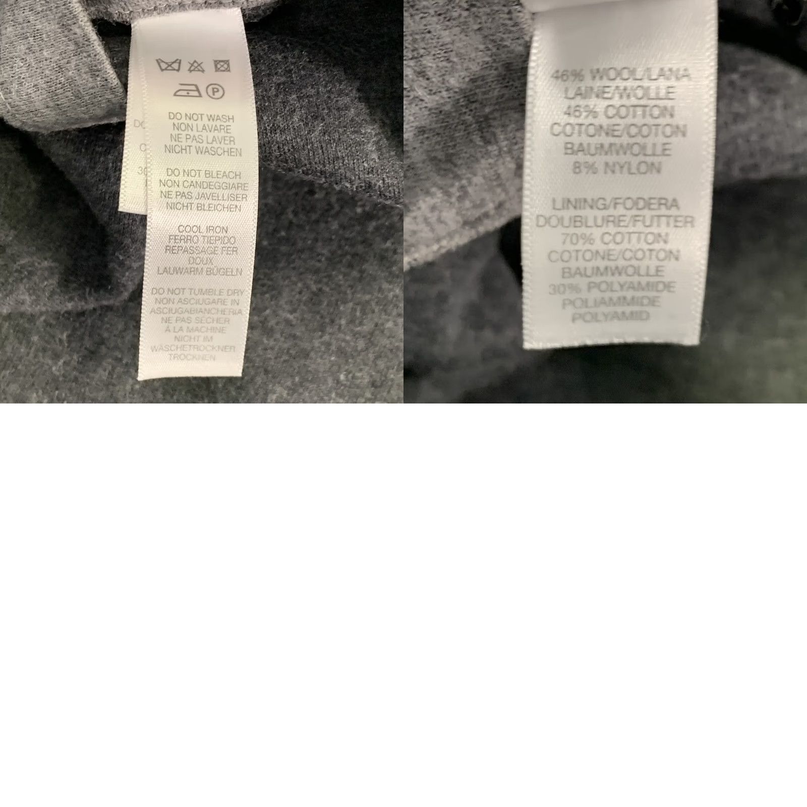 Paul Smith PAUL SMITH Size L Grey Heather Wool Blend Single Breasted Notch Lapel Jacket Mens Size US L / EU 52-54 / 3 - 8 Thumbnail