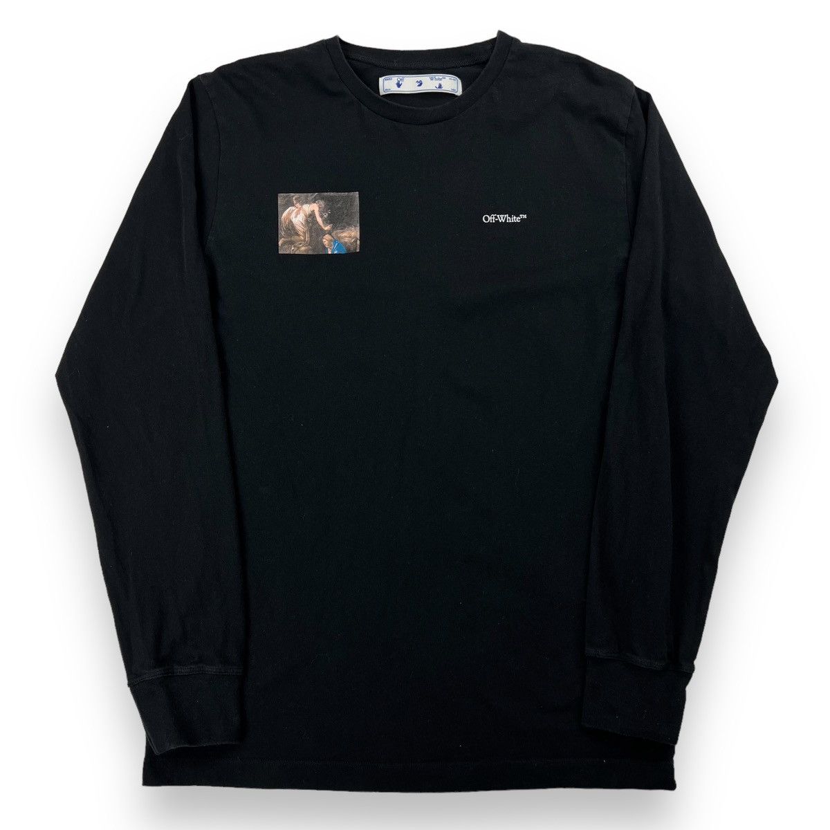 Off-White Off-White Caravaggio Arrows Black Long Sleeve T Shirt Size US L / EU 52-54 / 3 - 2 Thumbnail