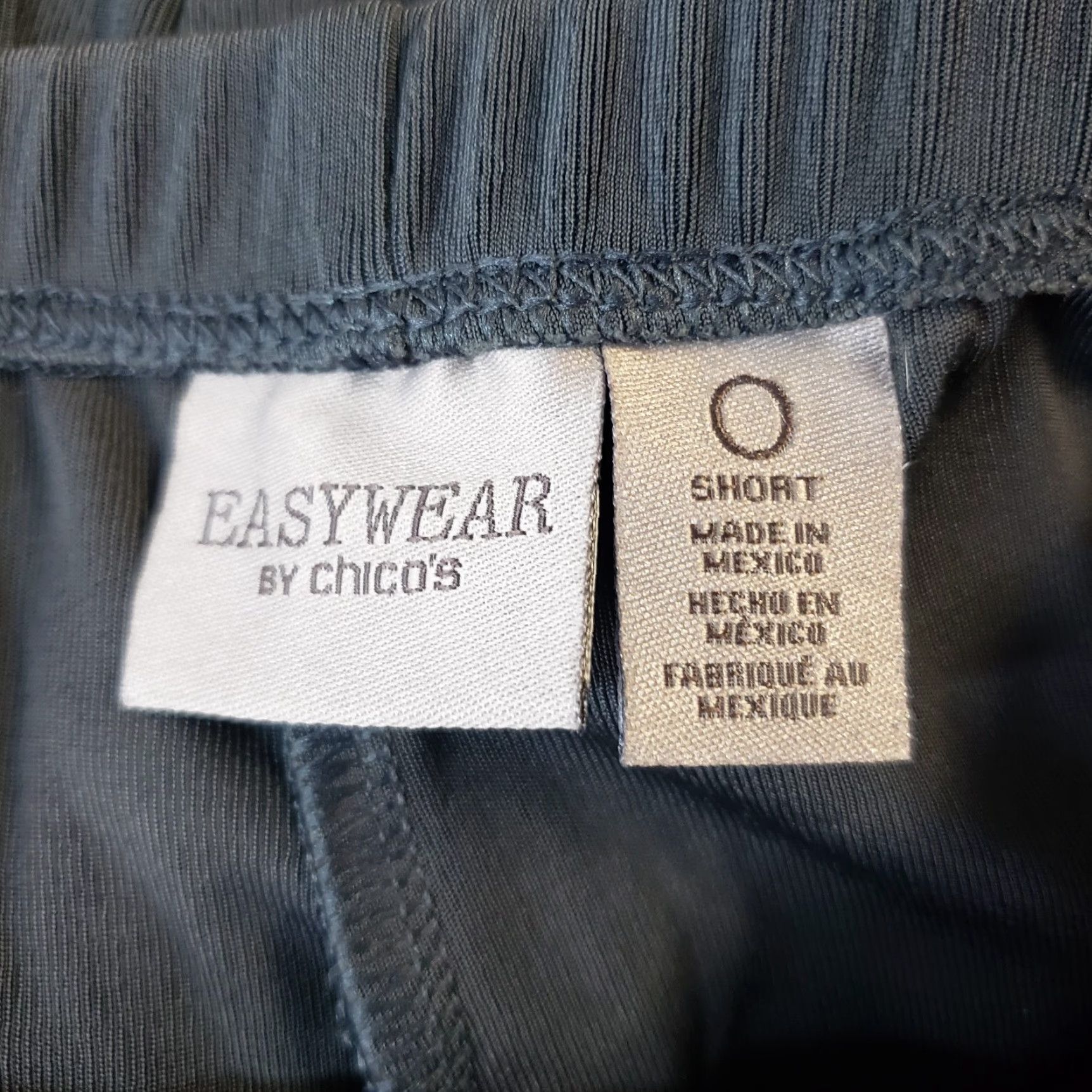 Vintage Chico's EasyWear Women's Pull On Pants Small Short Gray Straight Leg Pants Womens Small Short Gray Pull On Size 28" / US 6 / IT 42 - 6 Thumbnail