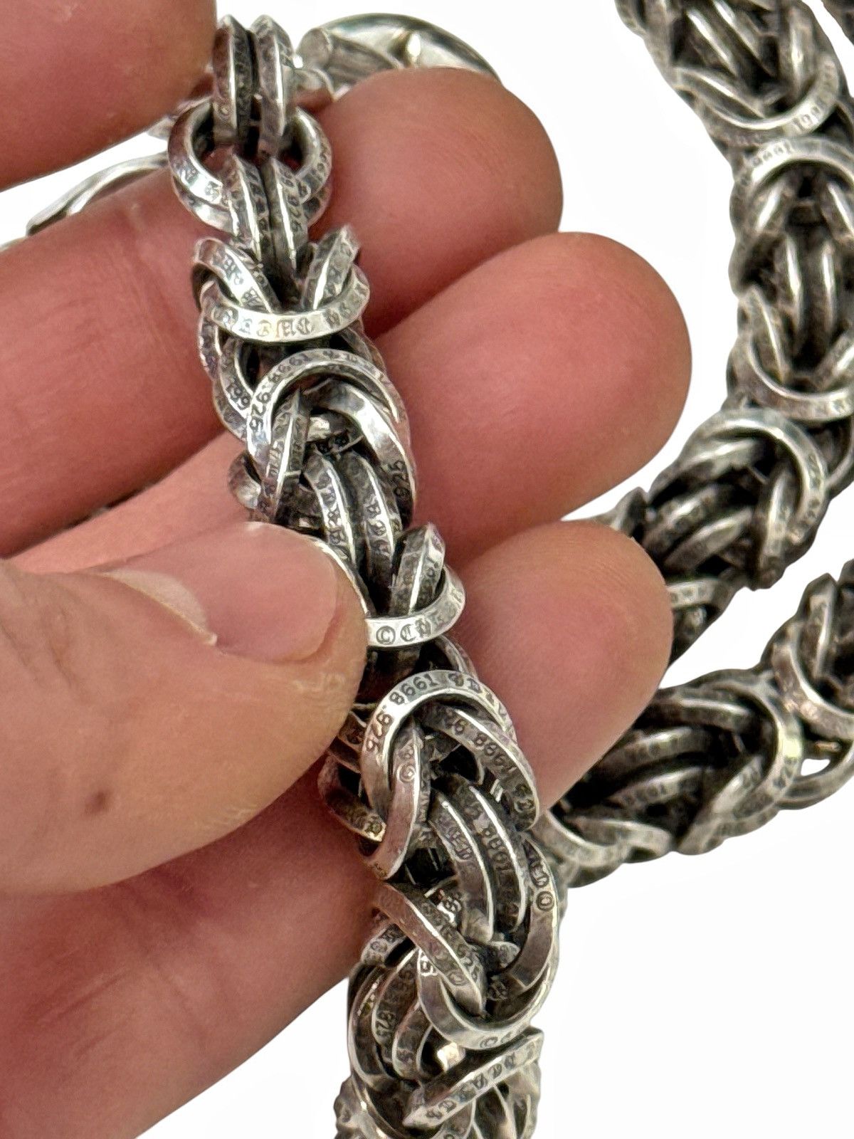 Chrome Hearts Interweave B Chain Wallet Rings Chain w Lobster Clasp Size ONE SIZE - 14 Thumbnail