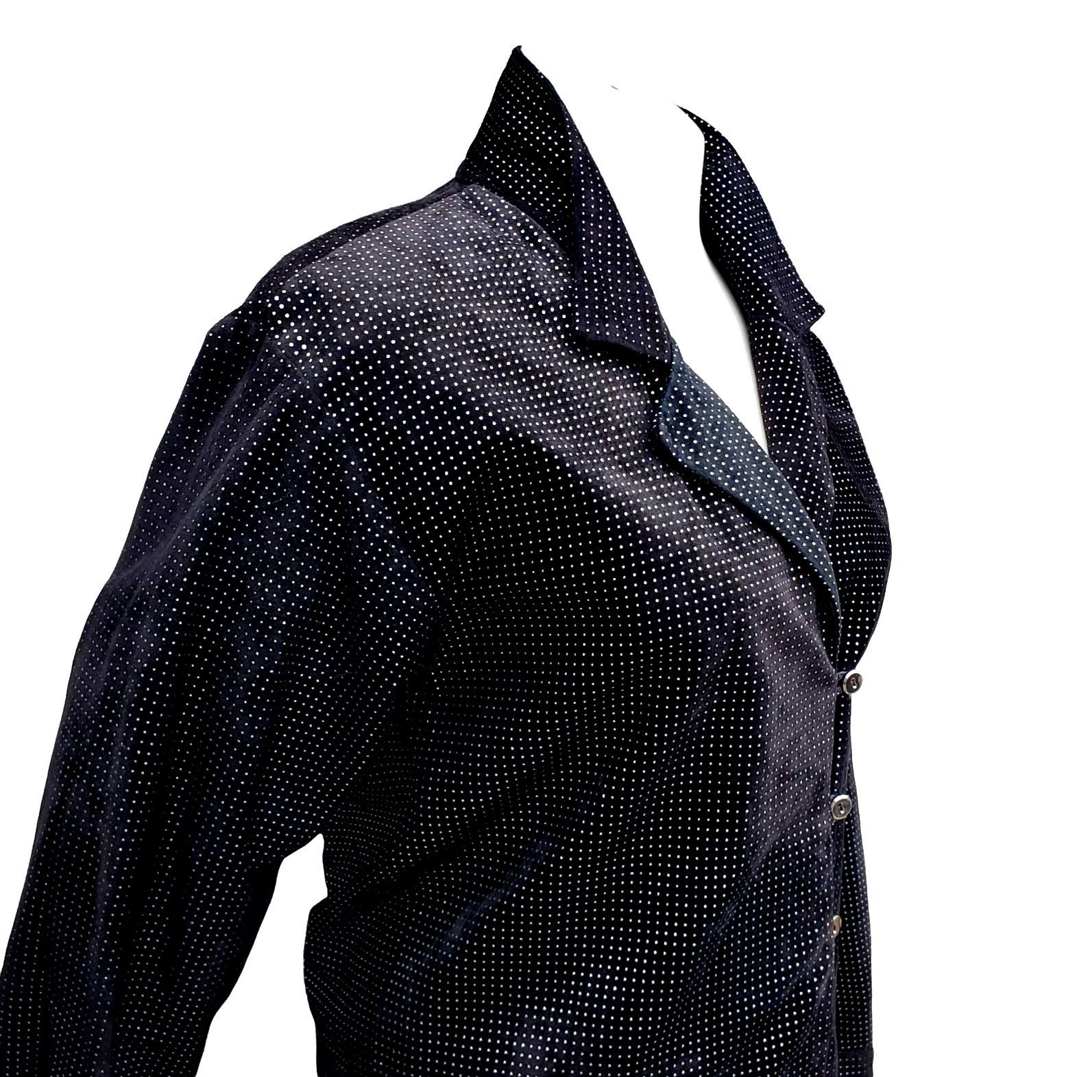 Other Volup Vintage Lillie Rubin Adri New York Black Suede Silver Size L / US 10 / IT 46 - 11 Thumbnail