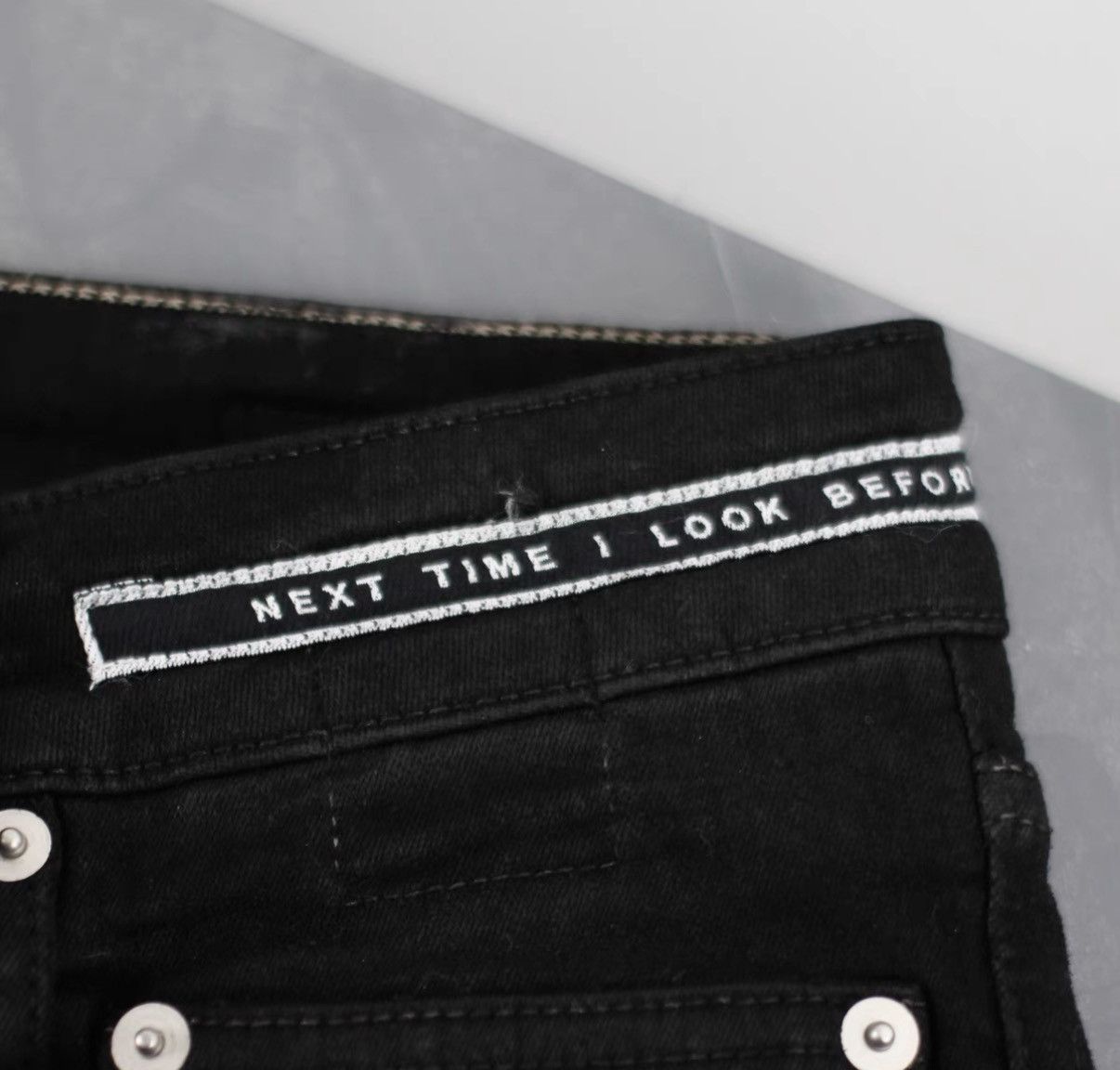 Rick Owens Rick Owens DRKSHDW Logo Denim Long Pants Size US 32 / EU 48 - 4 Thumbnail