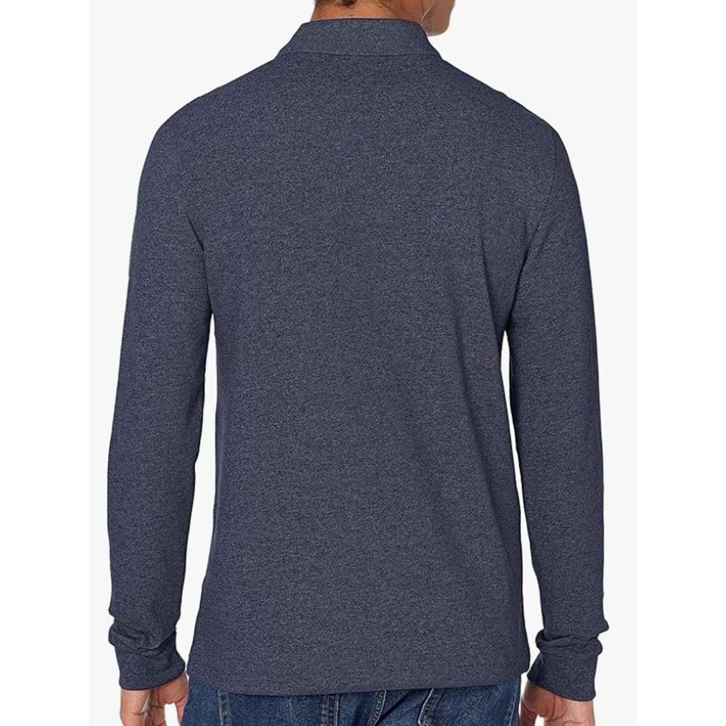Lacoste Lacoste Mens Classic Long Sleeve Pique Polo Shirt Heather S Size US S / EU 44-46 / 1 - 3 Thumbnail