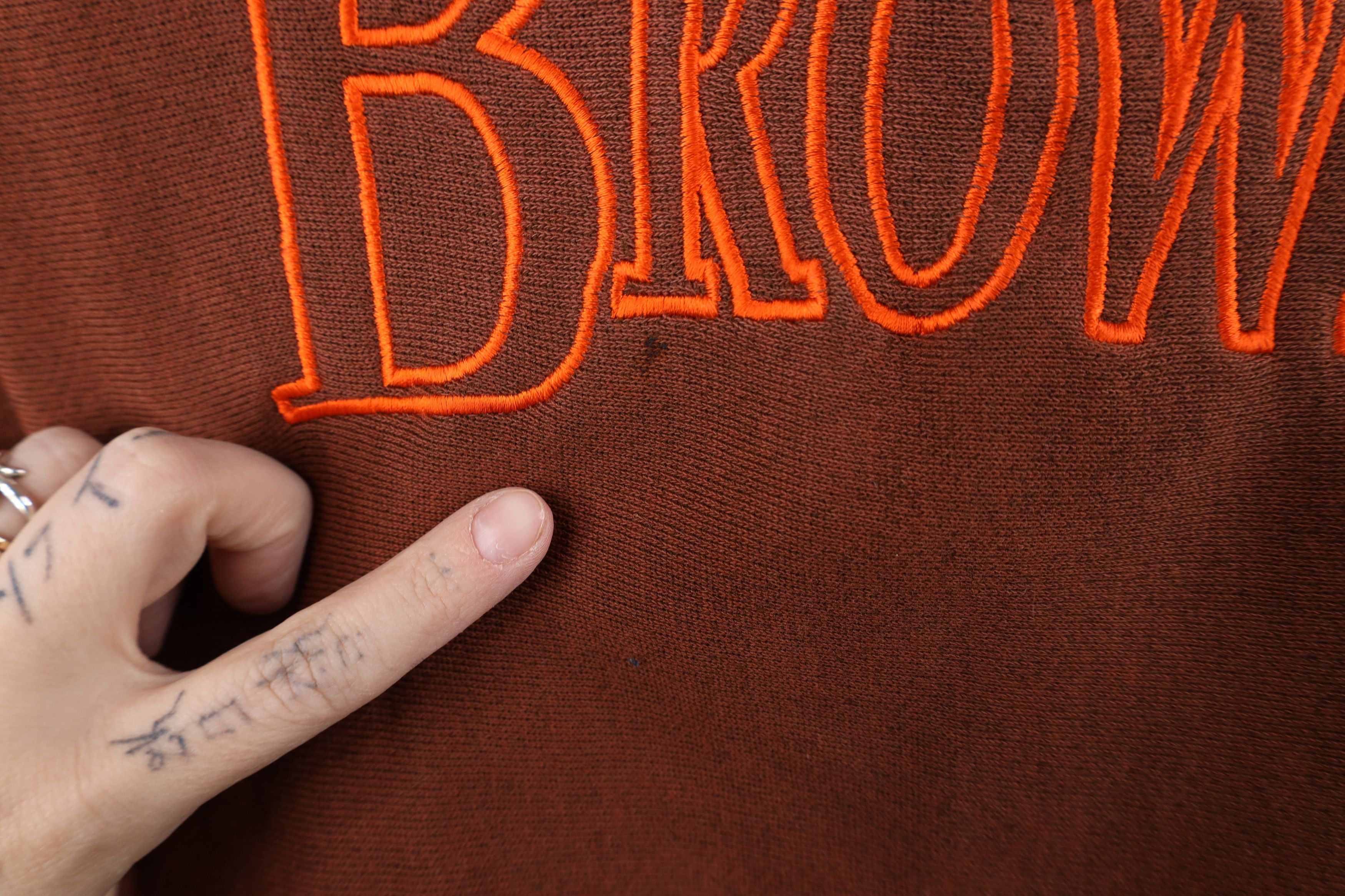 Vintage Vintage 90s Cleveland Browns Football Sweatshirt USA Size US L / EU 52-54 / 3 - 5 Thumbnail
