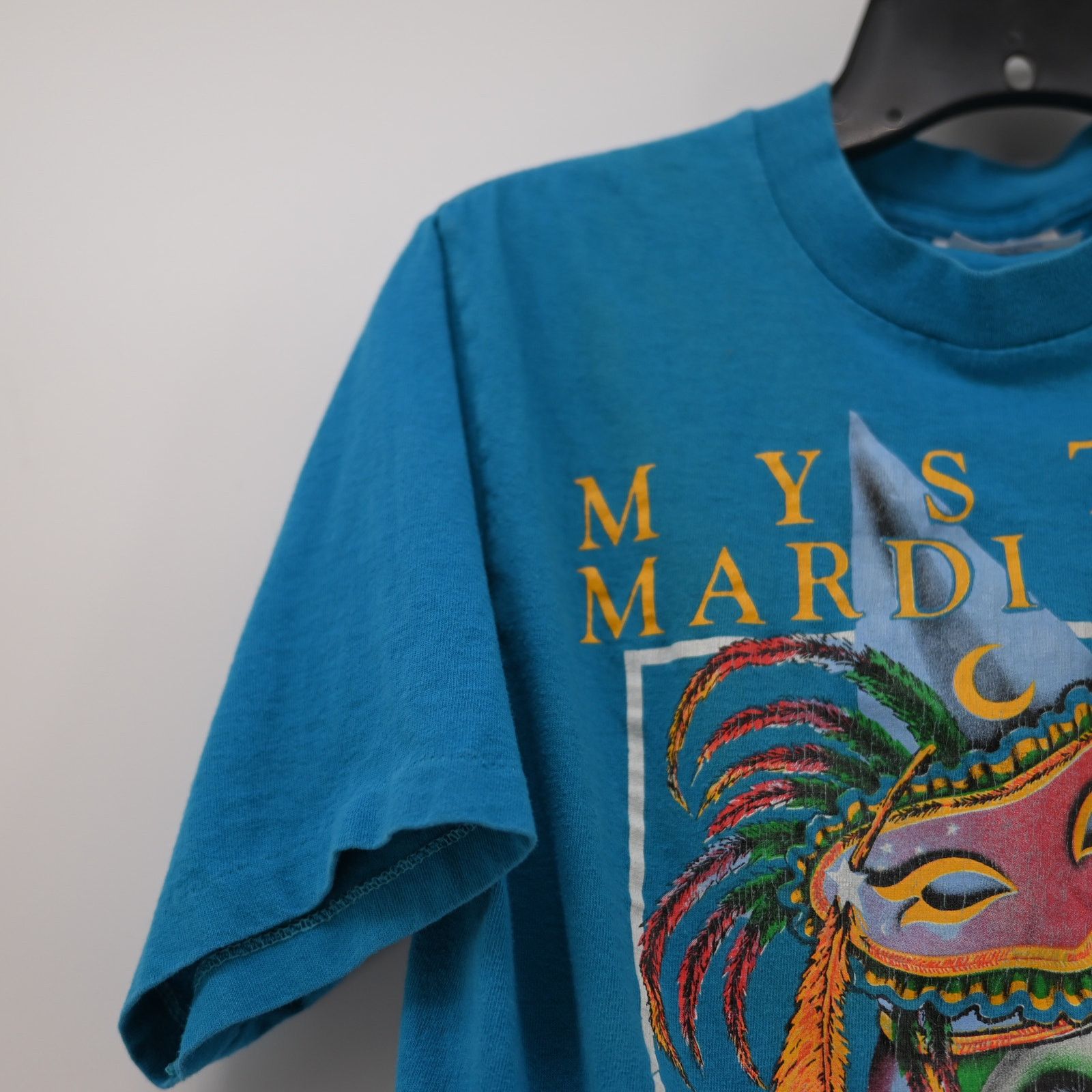 Vintage Vintage Marti Grass New Orleans S Blue Tshirt Single Stitch Size US S / EU 44-46 / 1 - 7 Thumbnail