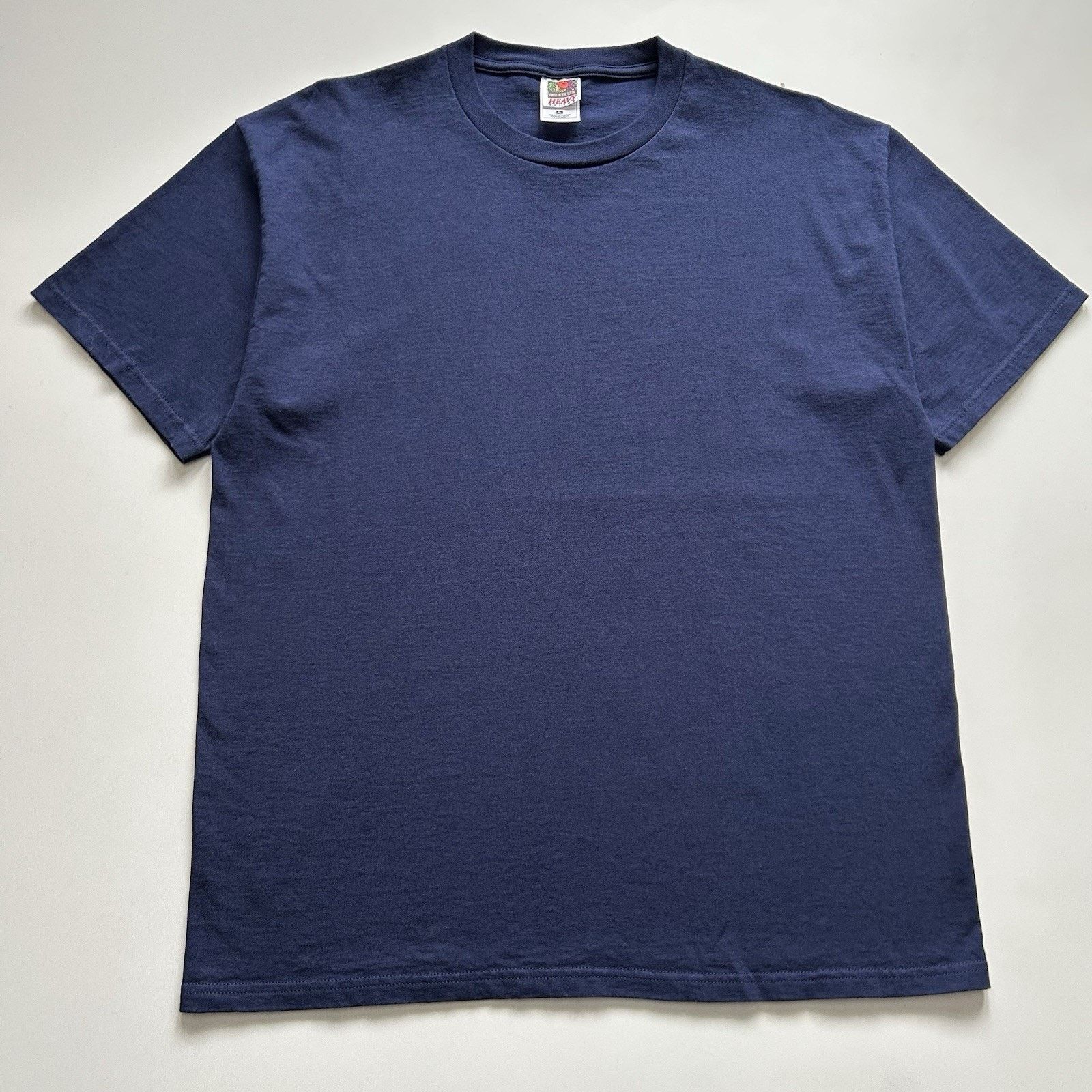 BOUNTY HUNTER カバーオール 99% SHIT!! 紺 Bounty Hunter × Vintage 90s Smack The Shit Out Of Your Children T