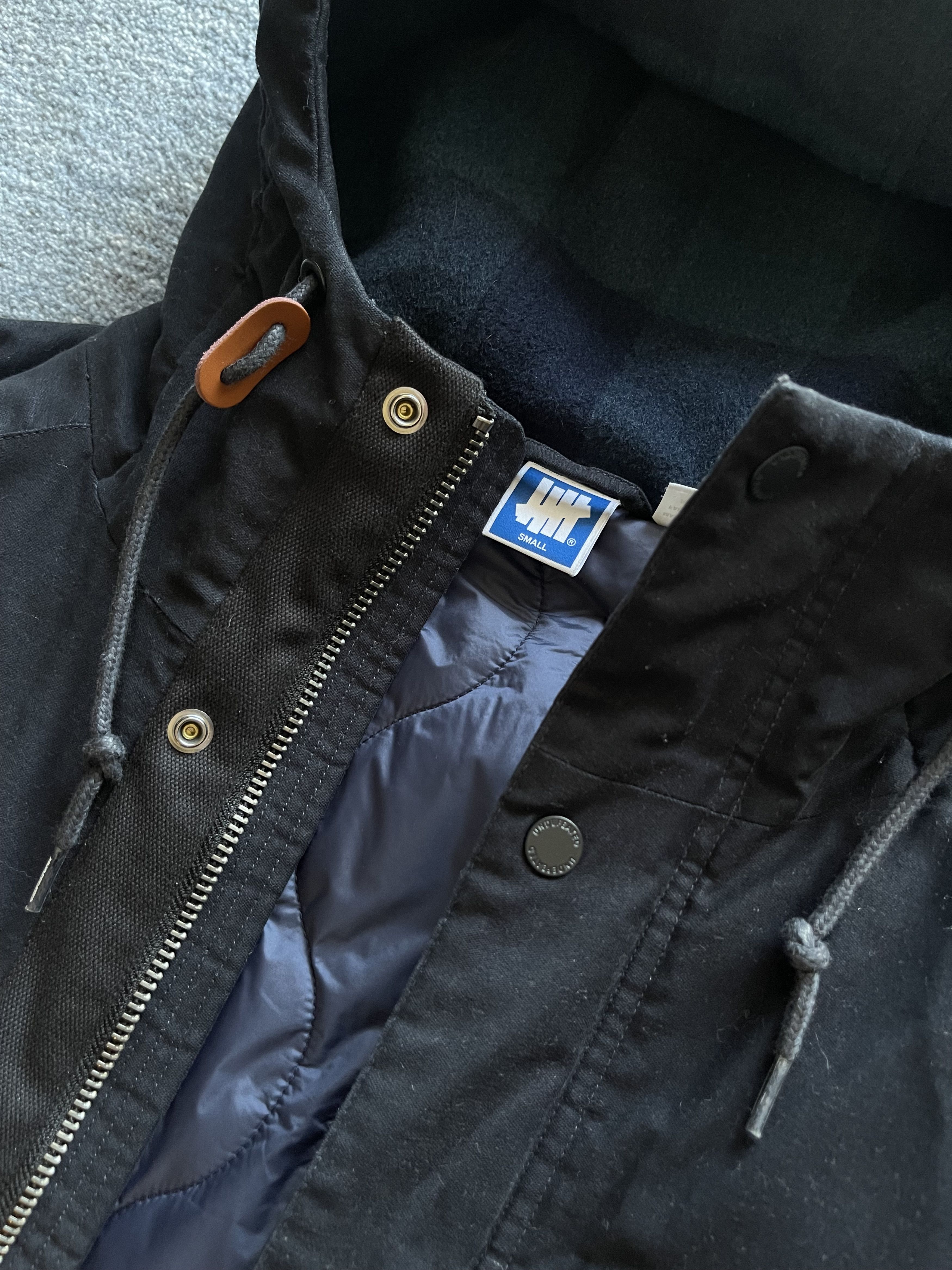 Undefeated Undefeated Fishtail Parka Winter Jacket Hooded Navy SMALL Size US S / EU 44-46 / 1 - 4 Thumbnail