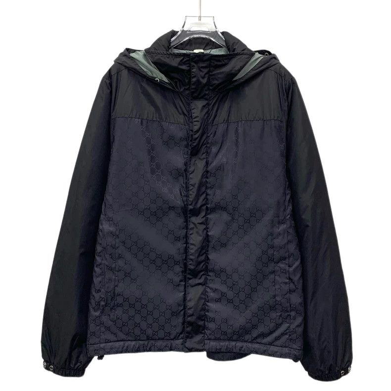 Gucci Gucci Color-blocked logo dark pattern full-print hooded lo Size US XS / EU 42 / 0 - 1 Thumbnail