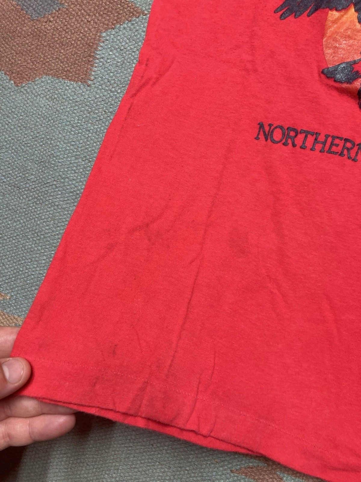 Vintage 70s t shirt northern Michigan bird hawk eagle small baby tee Size US S / EU 44-46 / 1 - 4 Thumbnail