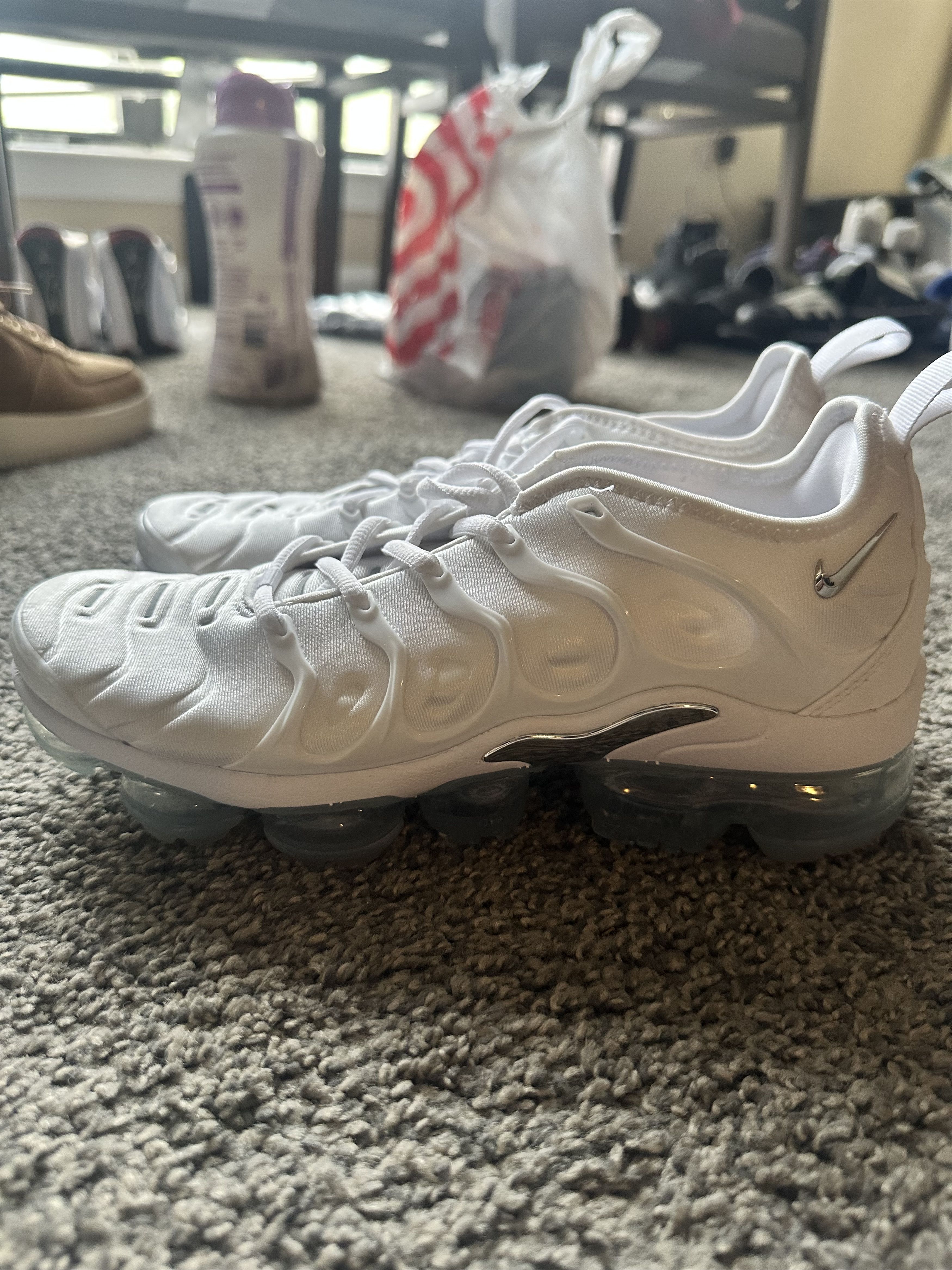 Nike Nike Air Vapormax Plus White Chrome Size US 7 / IT 37 - 2 Thumbnail