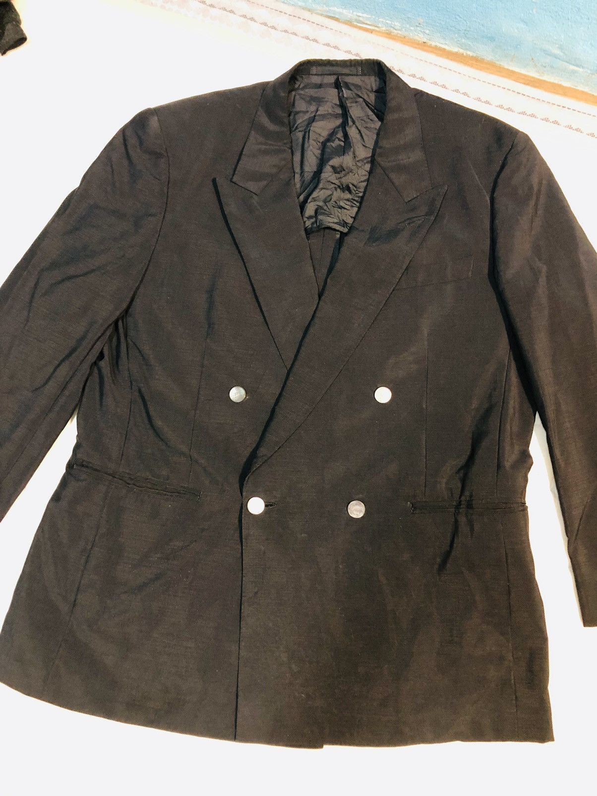 Japanese Brand × Pierre Balmain Pierre Balmain Heavy Coat (15) Size US L / EU 52-54 / 3 - 3 Thumbnail