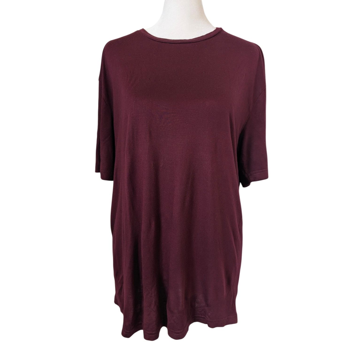 Other Muntagnard x Swiss Maroon Tshirt Recycled Wood Large Size L / US 10 / IT 46 - 2 Thumbnail