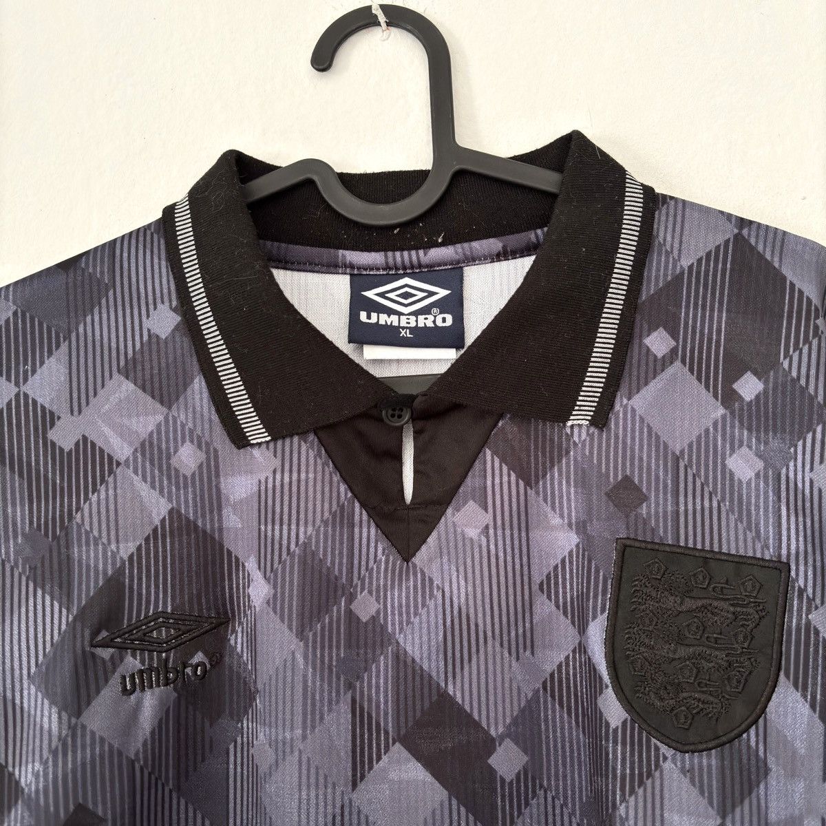 Umbro × Vintage 1990 1992 England Umbro Vintage Retro Soccer Jersey Kit Tee Size US XL / EU 56 / 4 - 4 Thumbnail