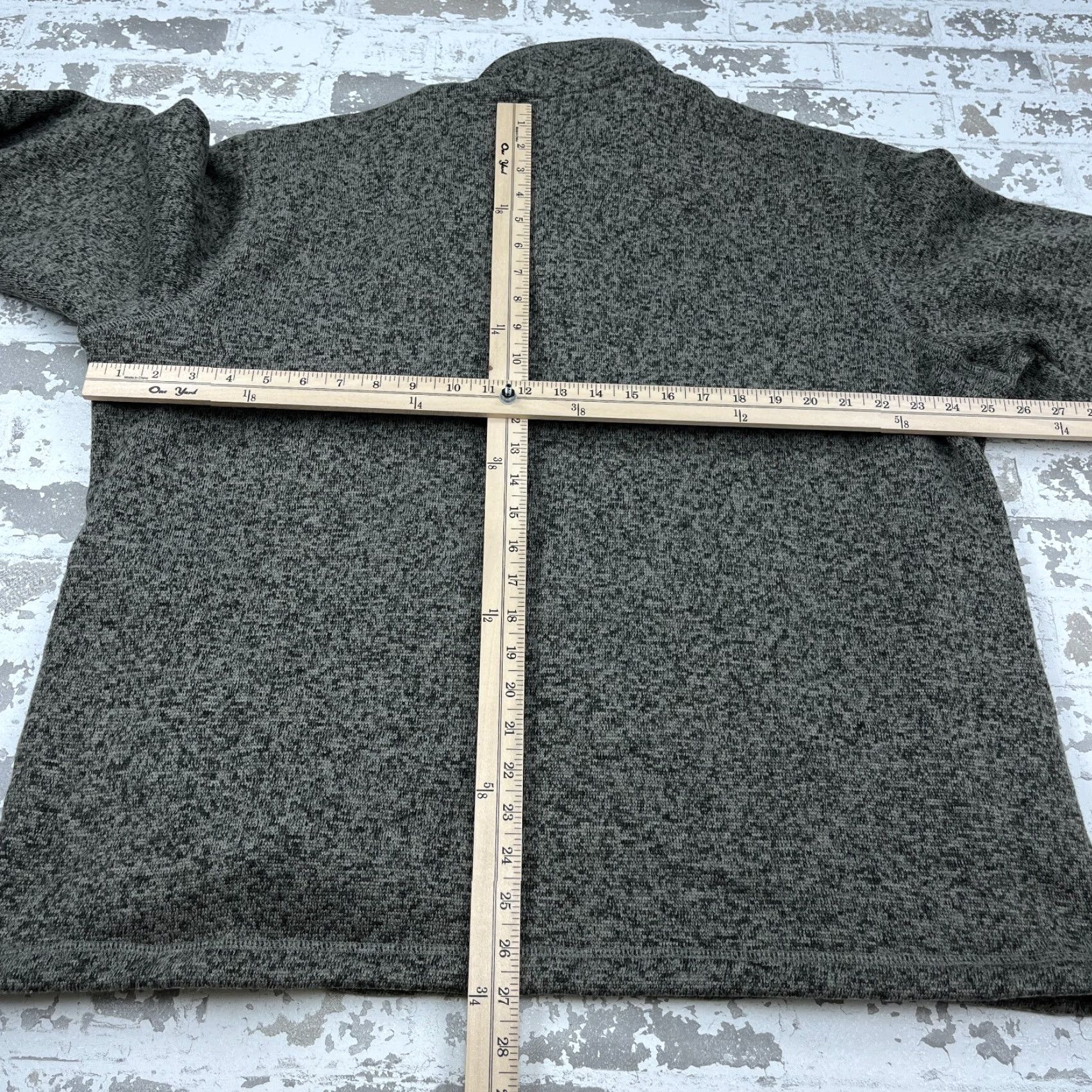 Eddie Bauer Eddie Bauer Men XL Gray Pullover Sweater Knit Mock Neck With Pocket Zipper Button Logo All Seasons Heavyweight Classic Outdoor Size US XL / EU 56 / 4 - 7 Thumbnail