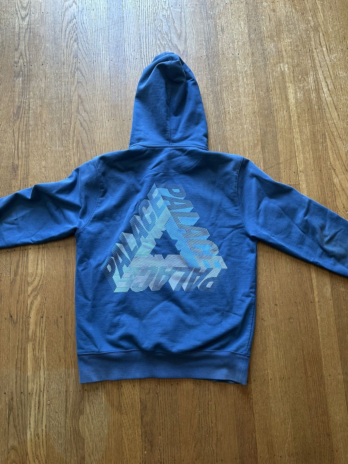Palace Palace p-3D Tri-Ferg Blue Hoodie Size US M / EU 48-50 / 2 - 1 Thumbnail