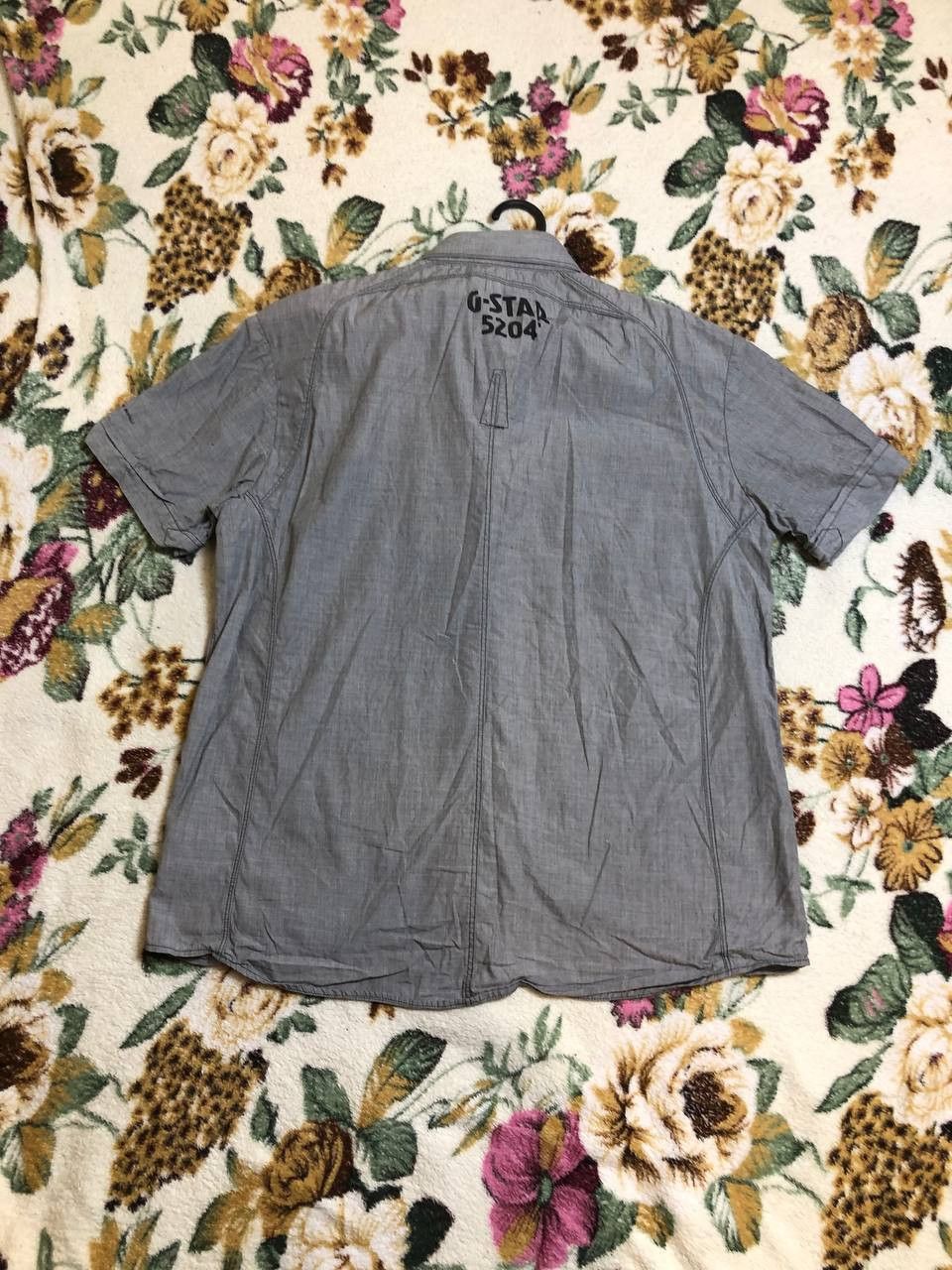 G-Star G-Star Big Blue Blue Long Slee Wing Oxford 100% Western Size US XL / EU 56 / 4 - 17 Thumbnail