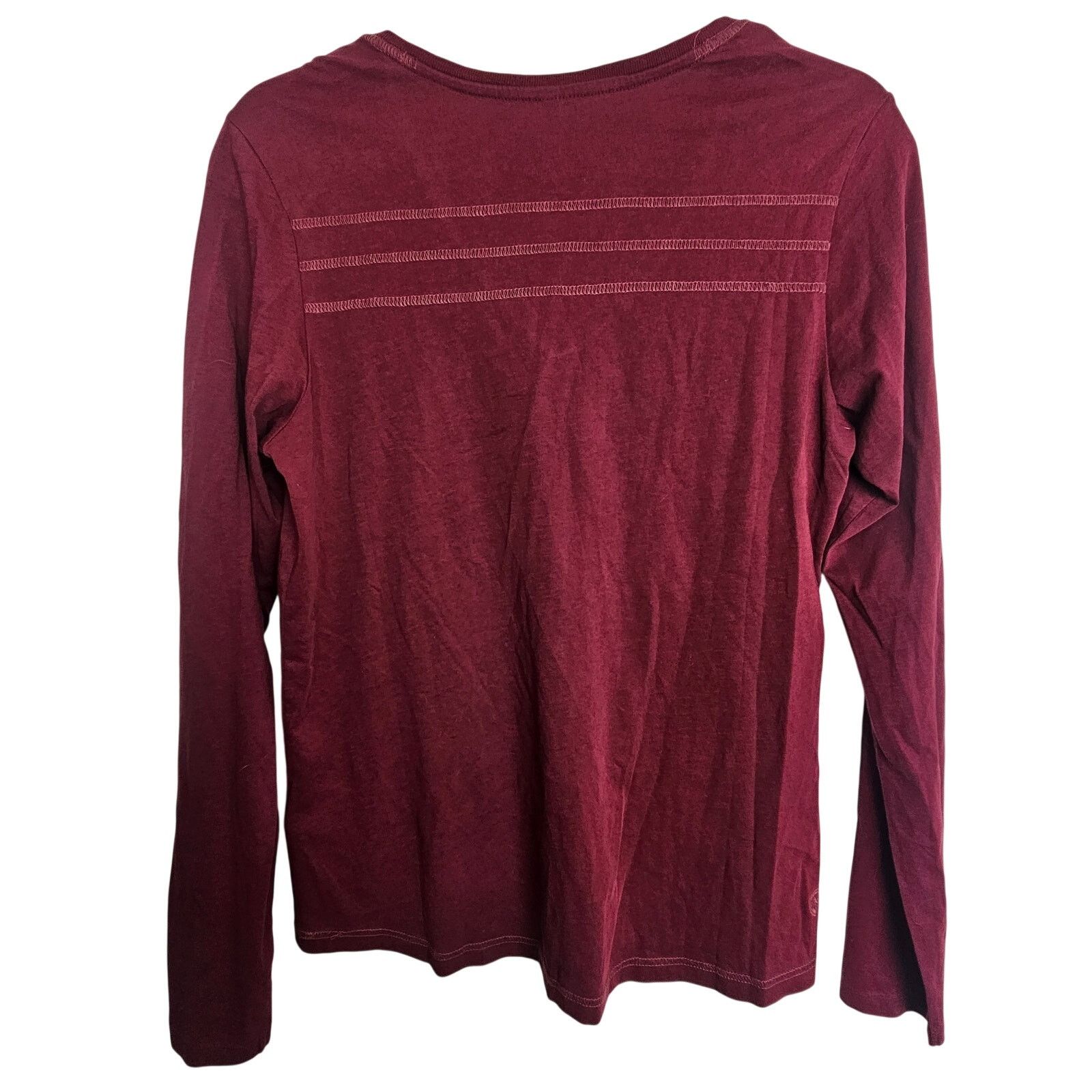 Kuhl Kuhl Womens Burgundy Arabella V-Neck T-Shirt Sz S Gorpcore Size S / US 4 / IT 40 - 9 Thumbnail
