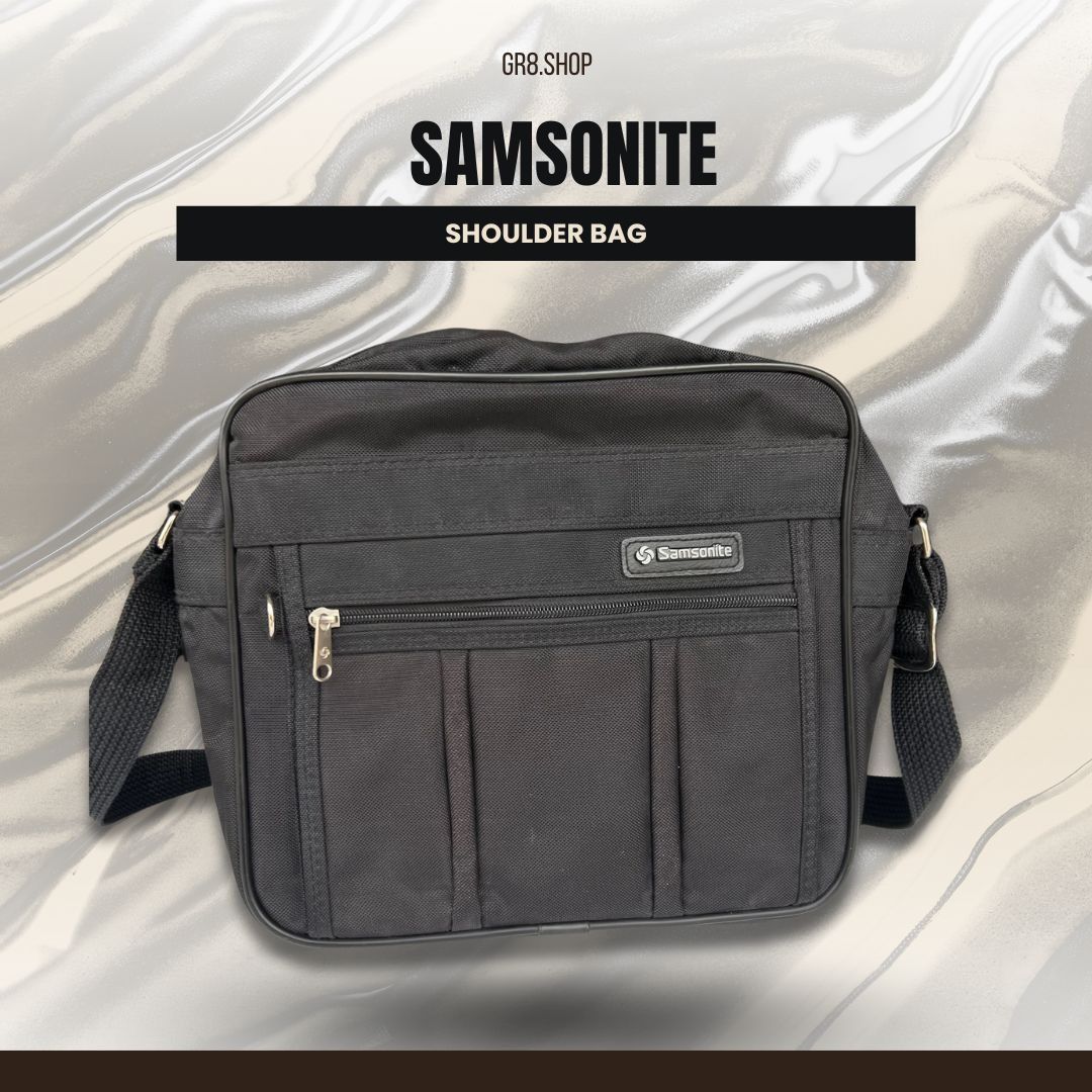 Samsonite Samsonite Black Shoulder Bag With Adjustable Strap & Multipl Size ONE SIZE - 1 Thumbnail