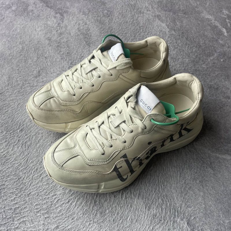 Gucci Rhyton Low-Top Dad Sneakers in Ivory