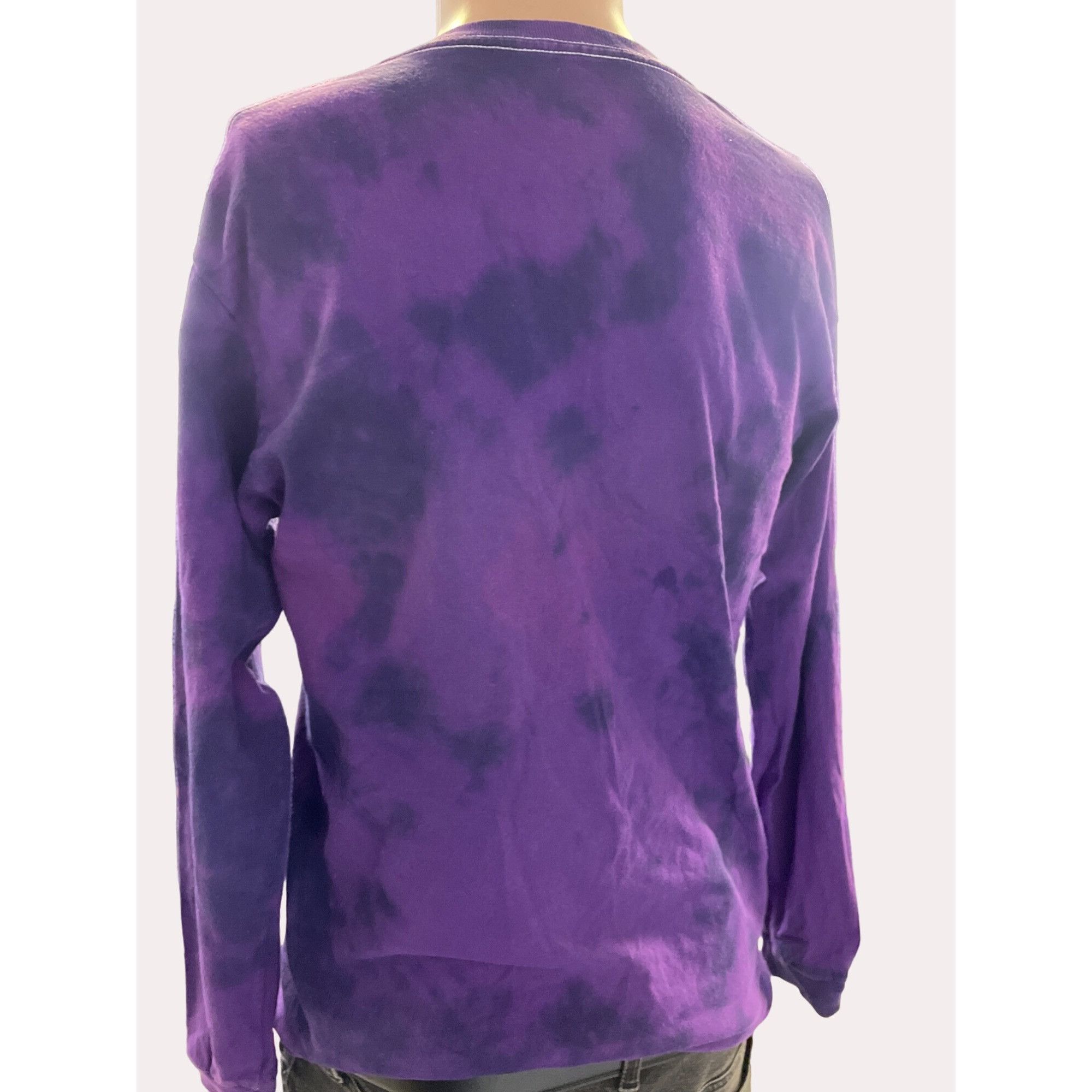 Other Poetic Justice Men's Tupac Purple Tie Dye Long Sleeve T-shir Size US M / EU 48-50 / 2 - 3 Thumbnail