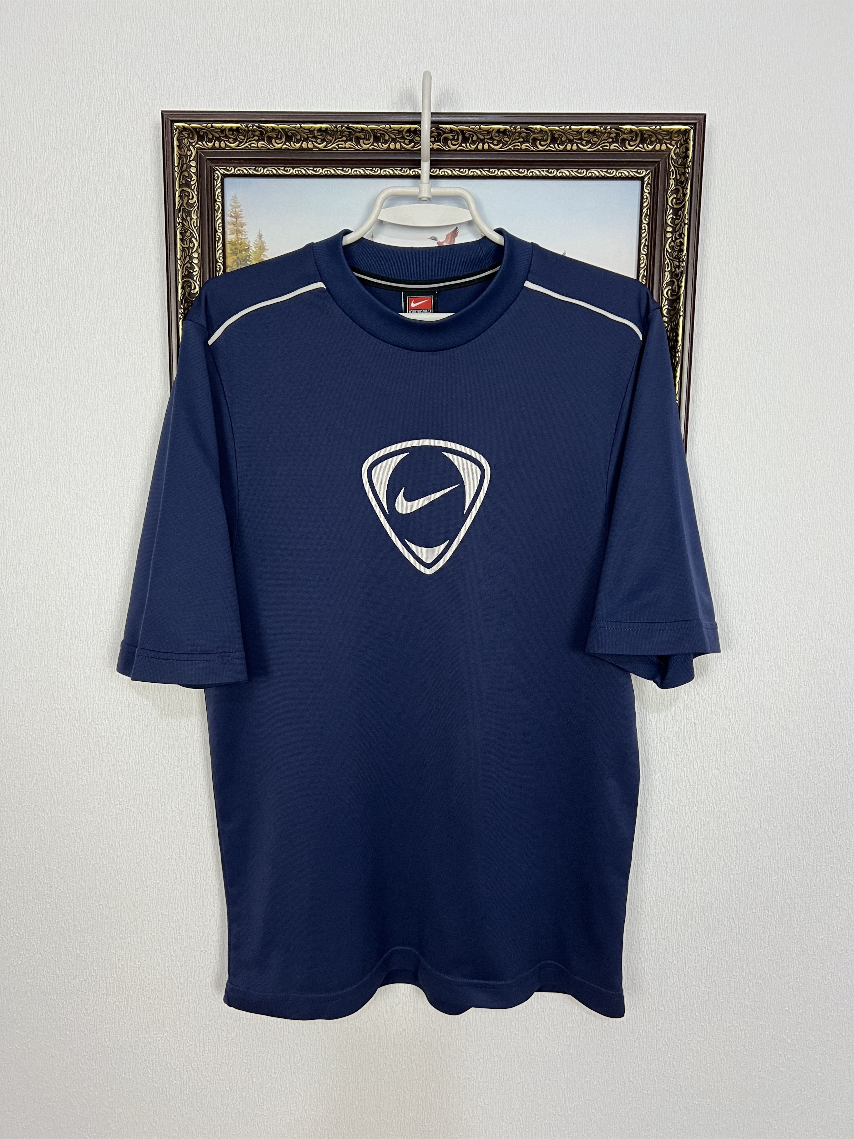 Nike Vintage Sport Template Big Center Logo Shirt Swoosh Jersey Size US M / EU 48-50 / 2 - 1 Thumbnail