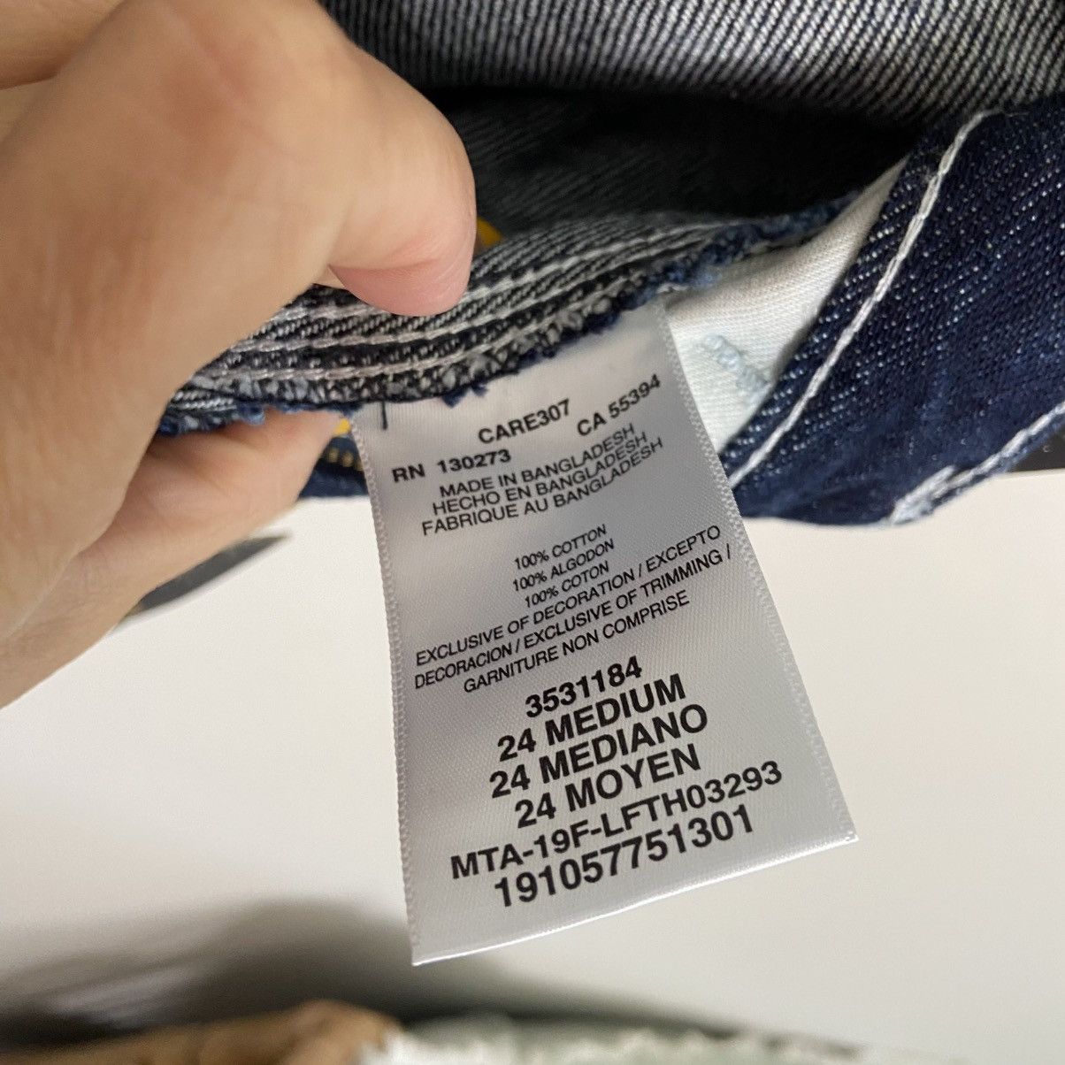 Lee NWT Lee Dark Denim Straight Leg Carpenter Jean Size 24" / US 00 / IT 34 - 6 Thumbnail