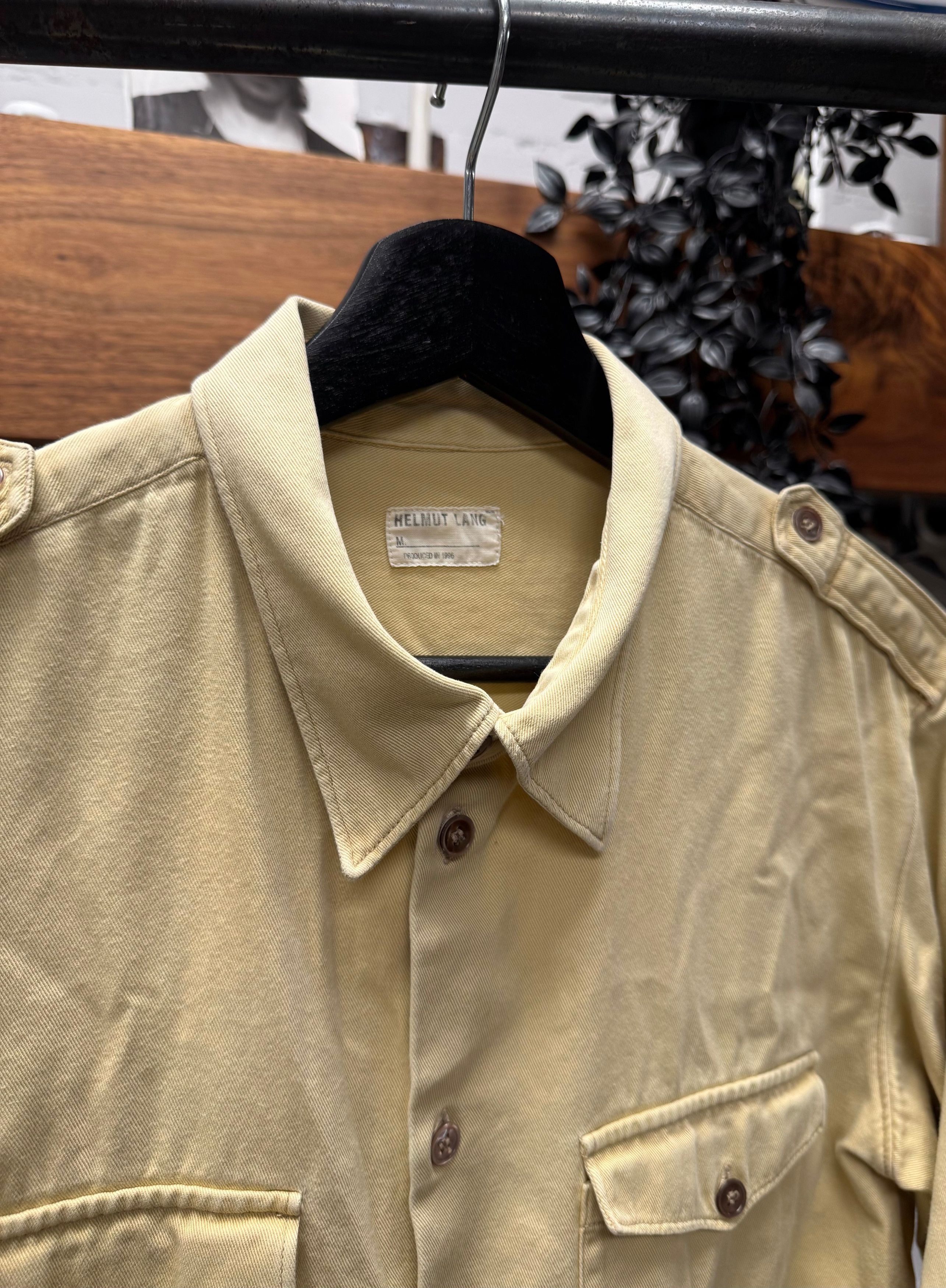Helmut Lang SS1996 Helmut Lang Military ‘Epaulette’ Button Up Shirt Size US L / EU 52-54 / 3 - 2 Thumbnail