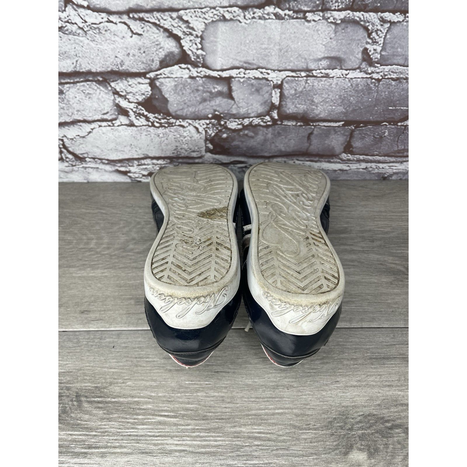 Studio Nicholson NICKELSON Fiera Blue Patent Leather Low Top Lace Sneakers Wo Size US 7.5 / IT 37.5 - 22 Thumbnail
