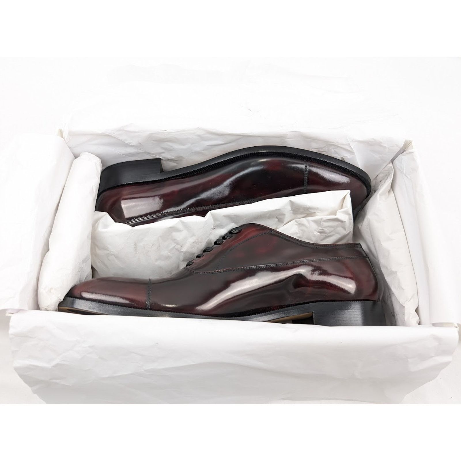 Maison Margiela o1rshd1 Q:2 / Lace-Up Derby Shoes in Bordeaux Size US 13 / EU 46 - 18 Thumbnail