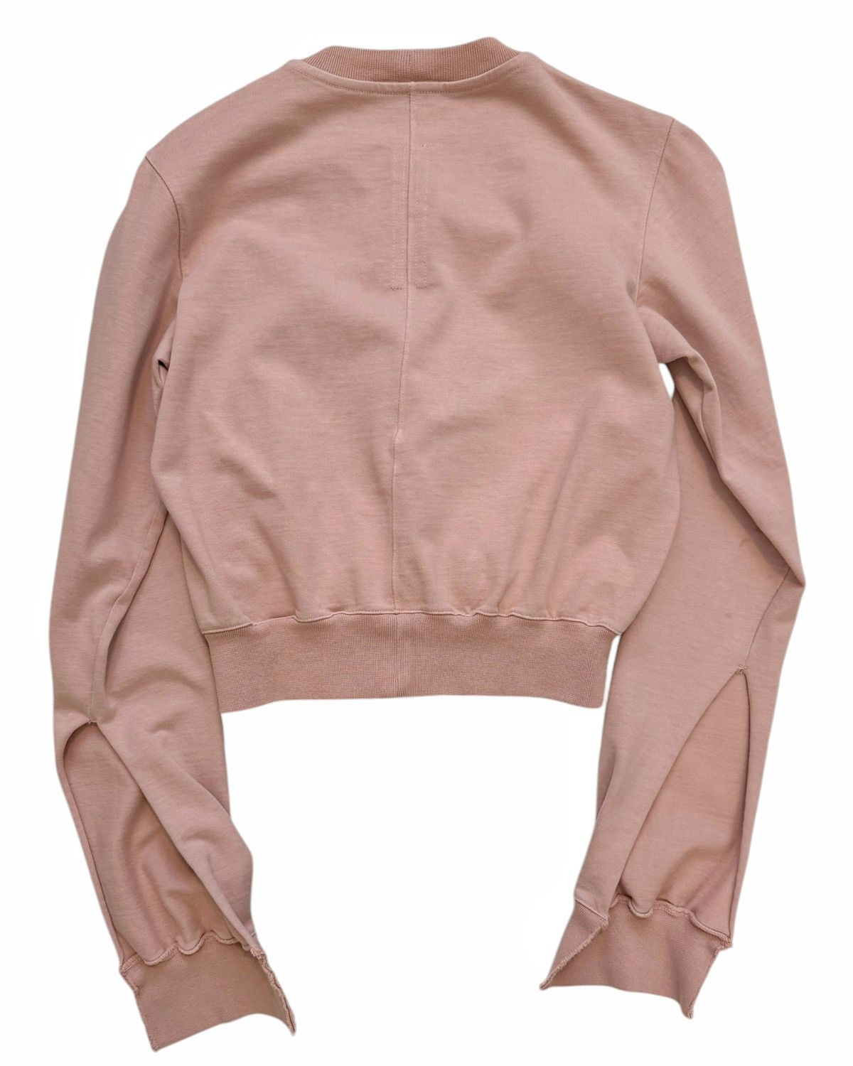Rick Owens × Rick Owens Drkshdw Cunty Split Sleeve Crop Crewneck Size S / US 4 / IT 40 - 2 Thumbnail