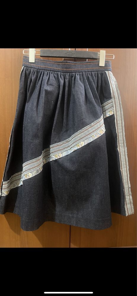 Prada Prada Milano Denim Skirt Size 28" / US 6 / IT 42 - 2 Thumbnail