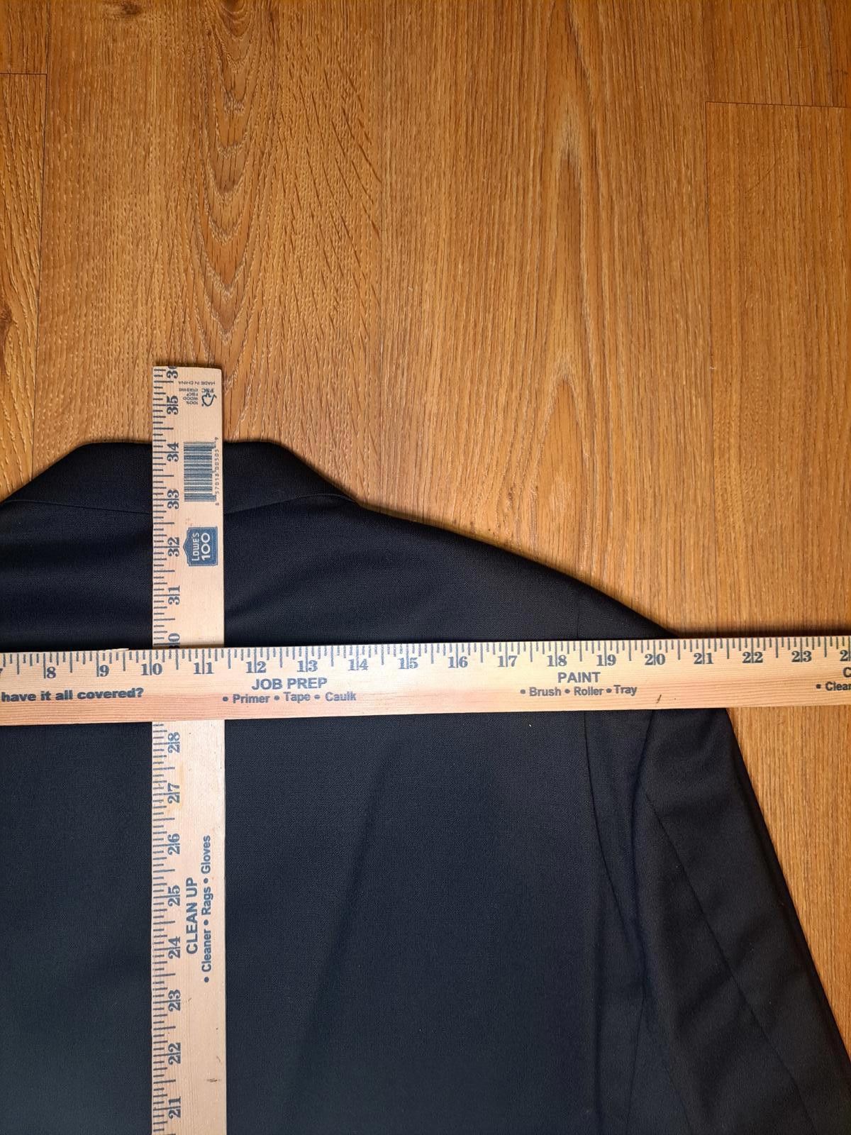 Joseph Abboud Joseph Abboud Tuxedo Jacket Mens 46L Long Black 100% Wool Size 46L - 12 Thumbnail
