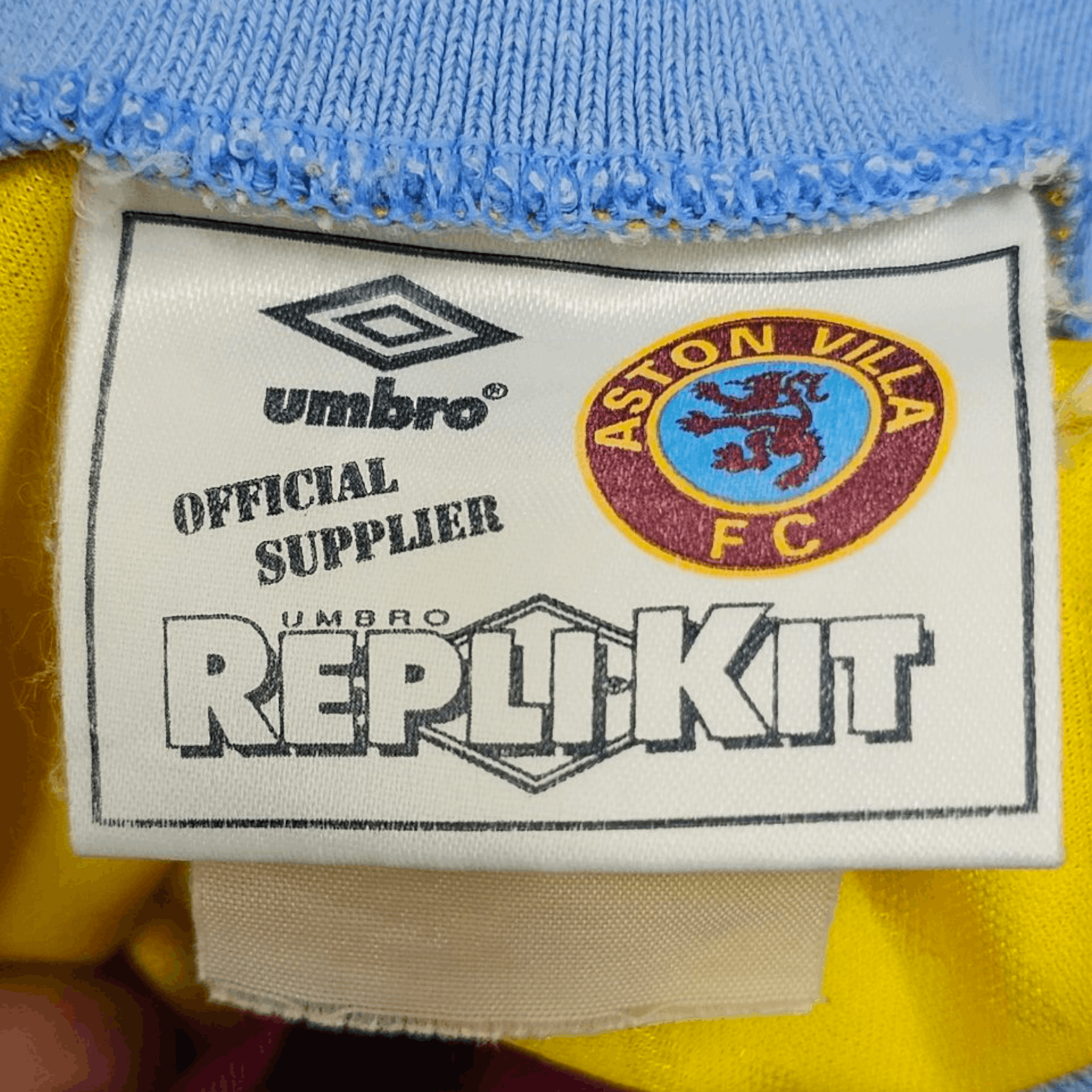 Umbro Aston Villa Umbro 1991-93 Third Kit Size US XL / EU 56 / 4 - 7 Thumbnail