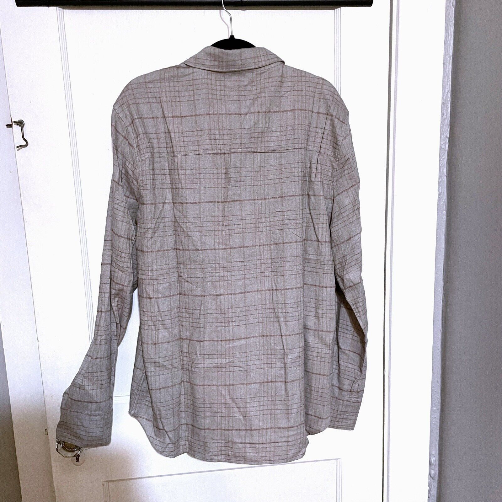 Paige PAIGE EVERETT Shirt Gray Plaid Check Button Down NWT SZ XL Size US XL / EU 56 / 4 - 6 Thumbnail