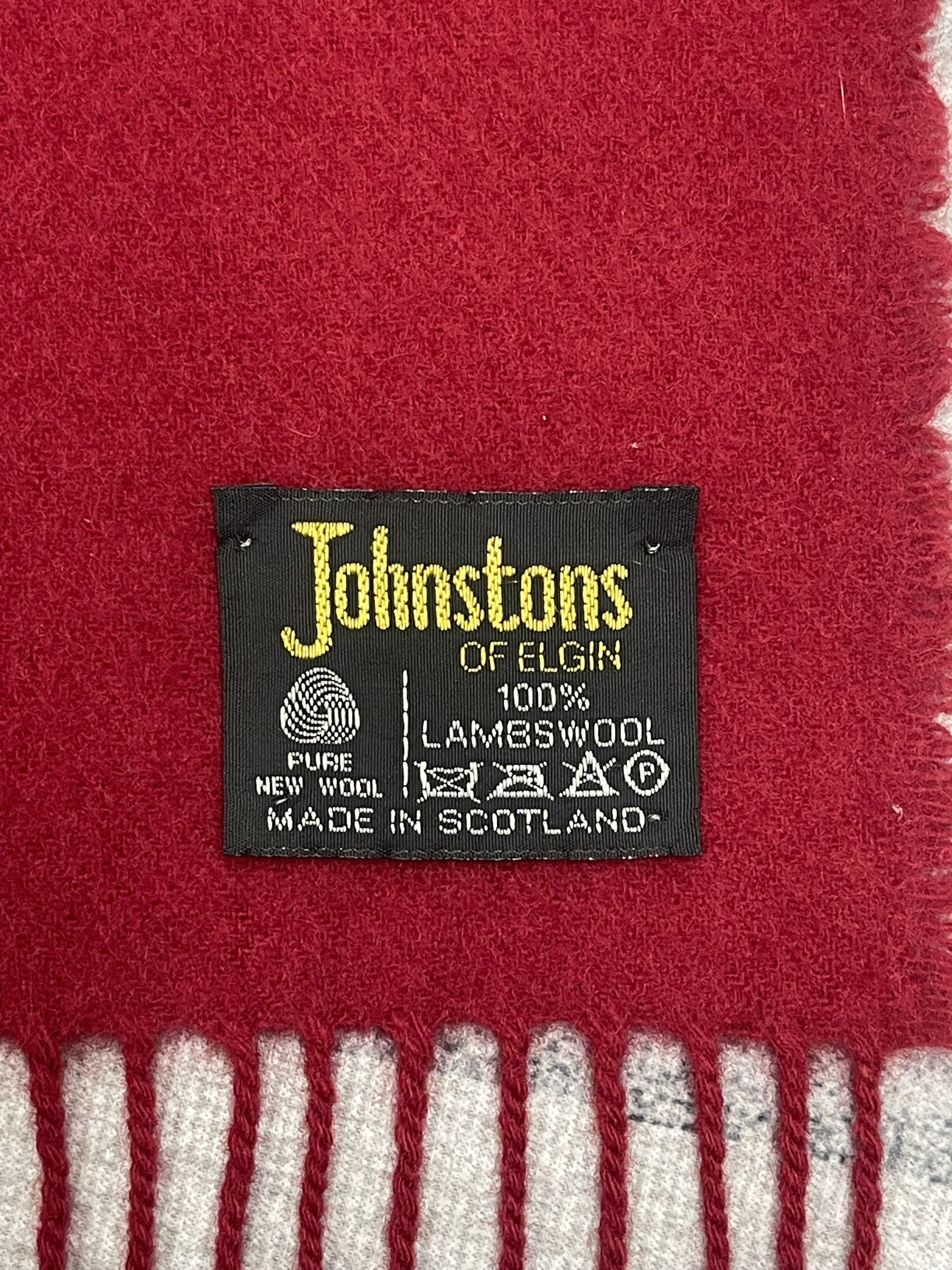 Johnstons Of Elgin Vintage Johnstons Of Elgin Lambswool Muffler Scarf- 6234 Size ONE SIZE - 6 Thumbnail