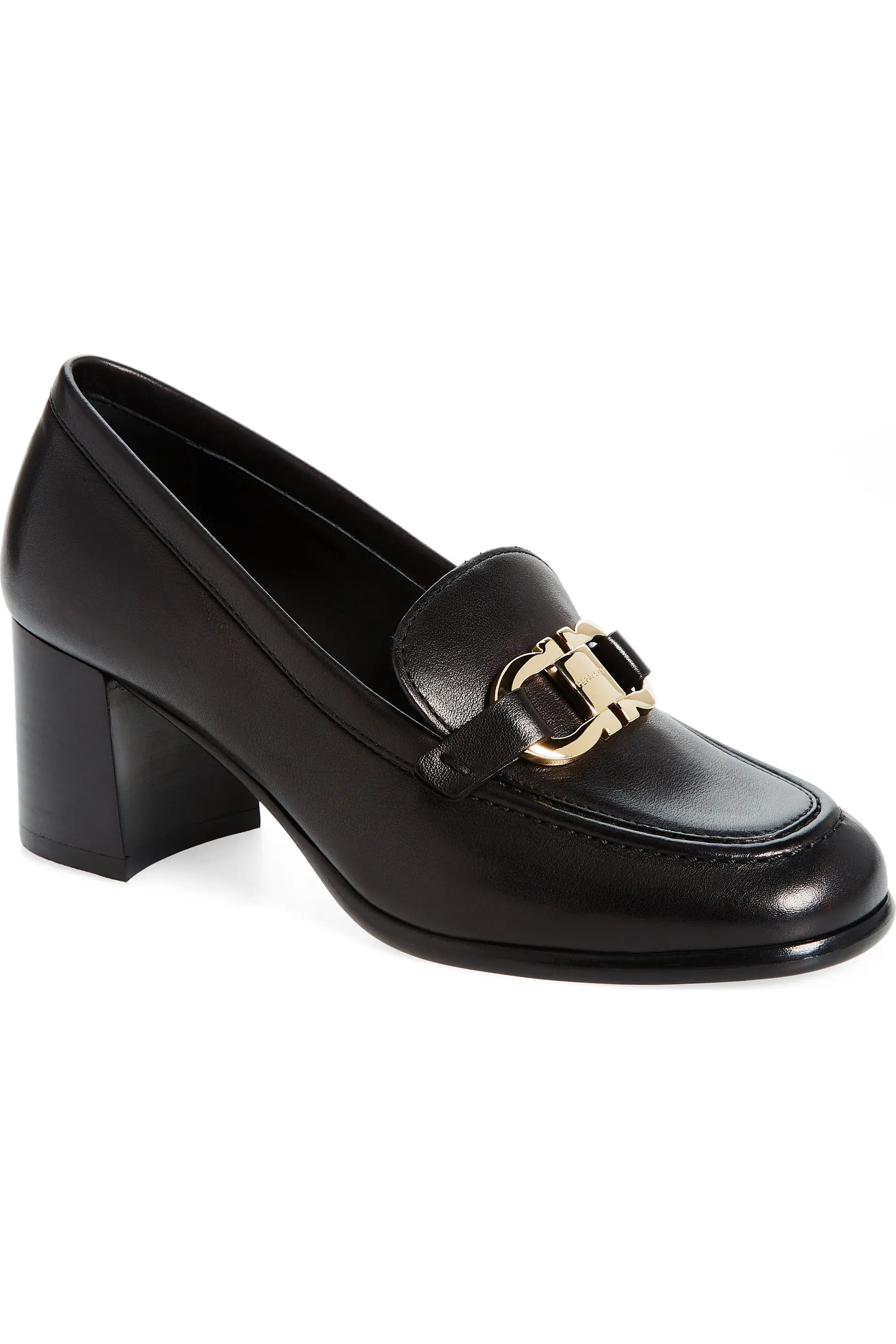 Salvatore Ferragamo o1s1rm0526 Marlena Loafers in Black Size US 10 / IT 40 - 2 Thumbnail