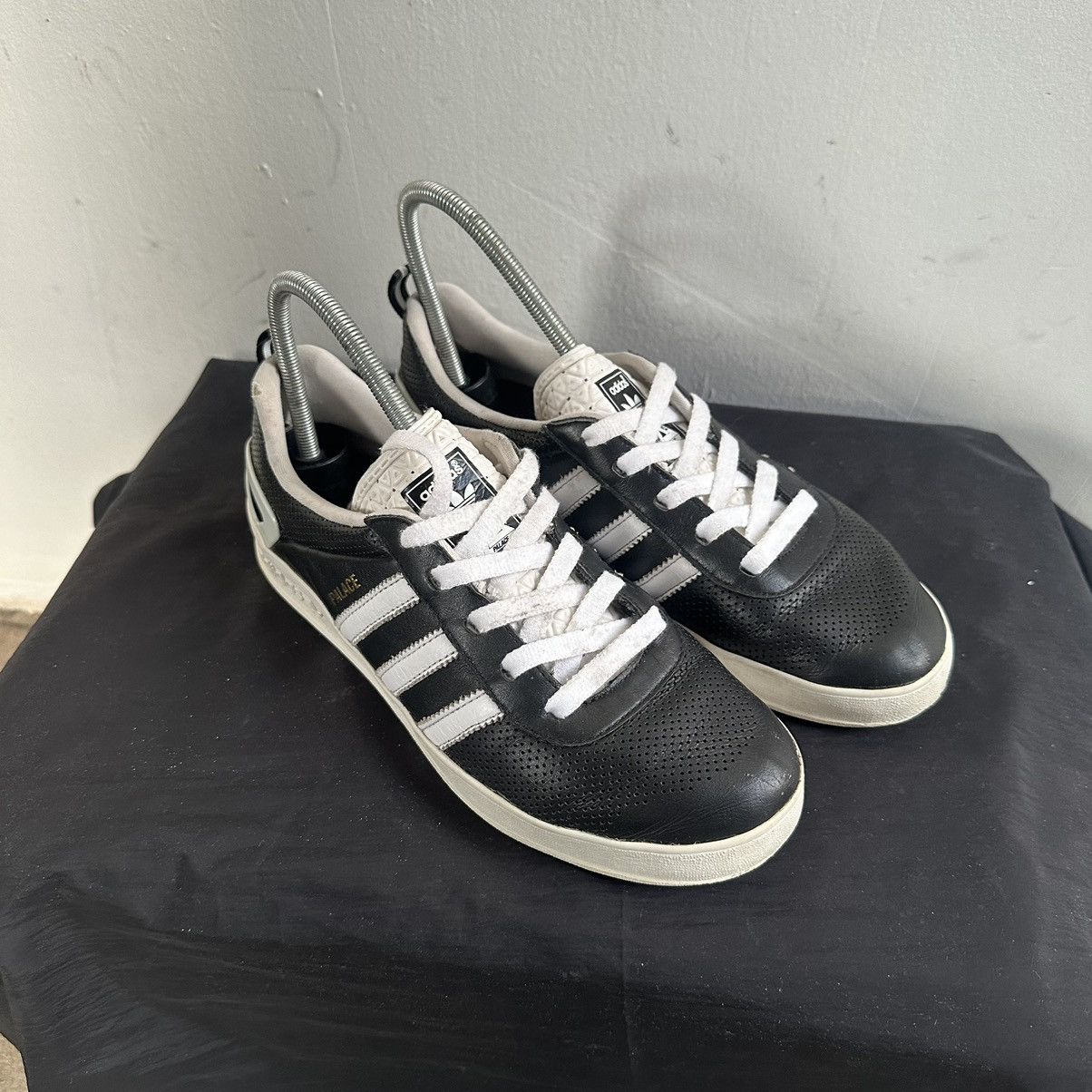 Adidas × Vintage Rare Adidas palace gazelle Y2K Trainers Blokecore Size US 7 / IT 37 - 5 Thumbnail