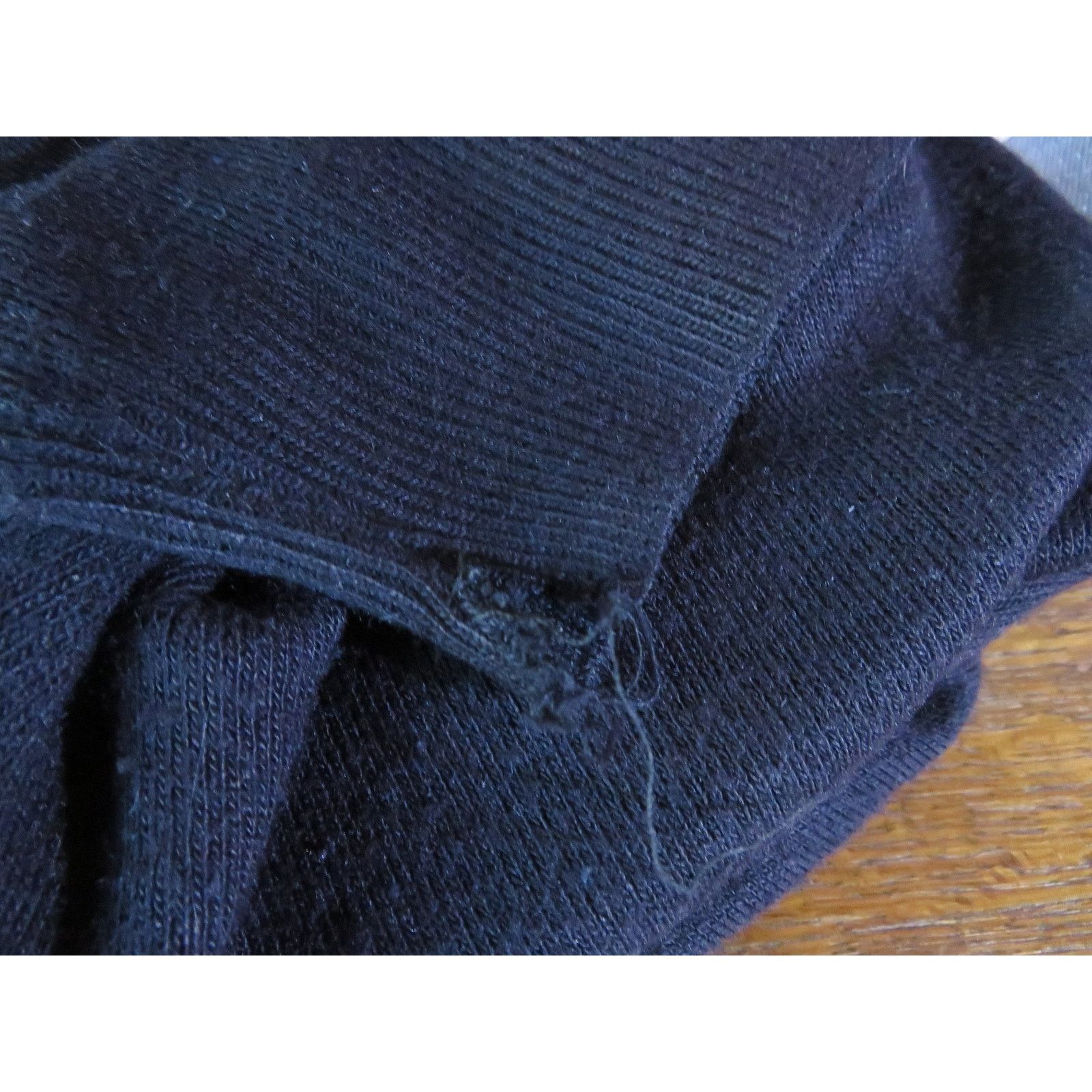 Other Mcbriar Black V-neck Sweater, Knit, Sz M 1980s Size US M / EU 48-50 / 2 - 5 Thumbnail