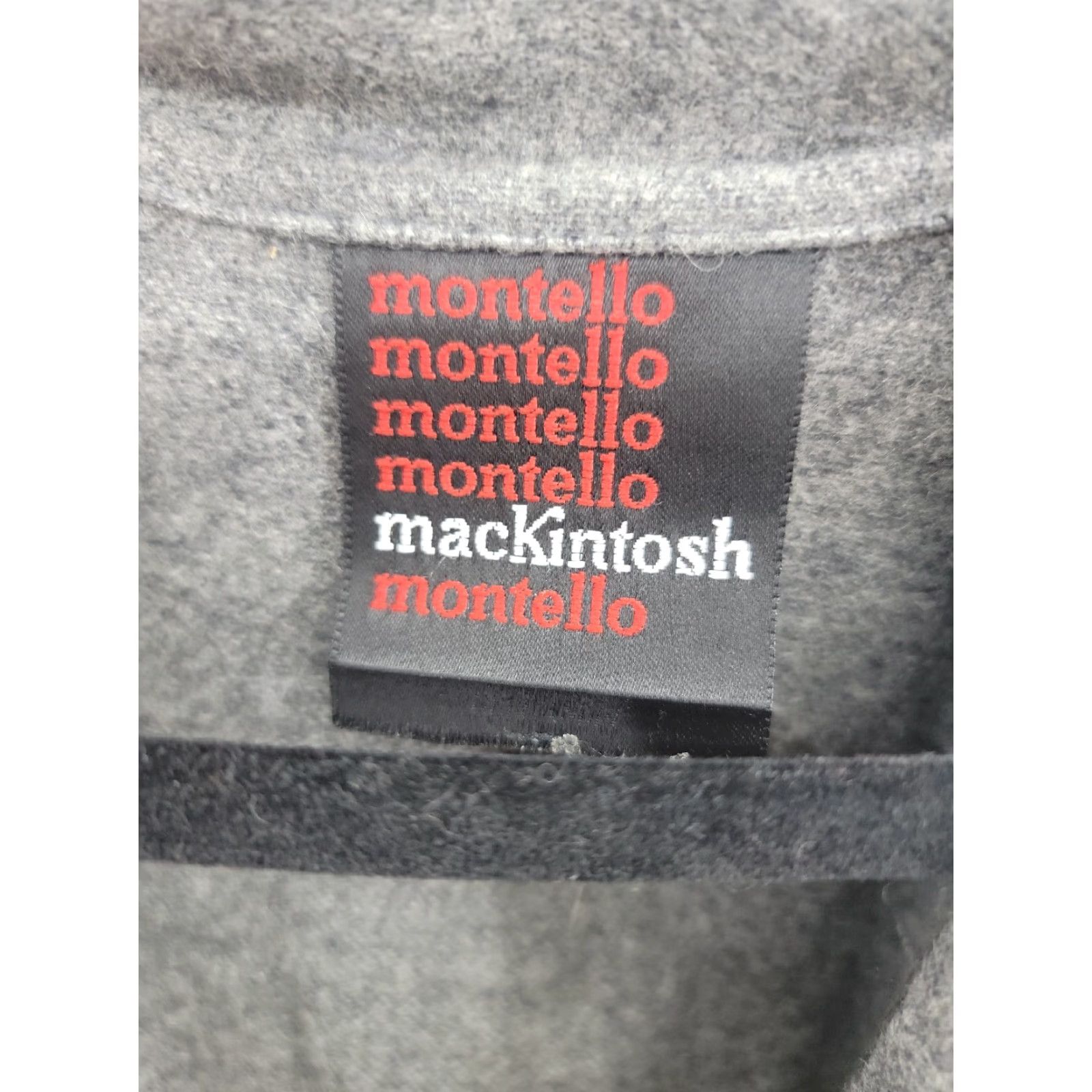 Mackintosh VINTAGE Mackintosh Coat Womens Wool Overcoat Gray One Size Pockets Long Winter Casual Formal Party/Cocktail Ladies 1size Size ONE SIZE - 2 Thumbnail