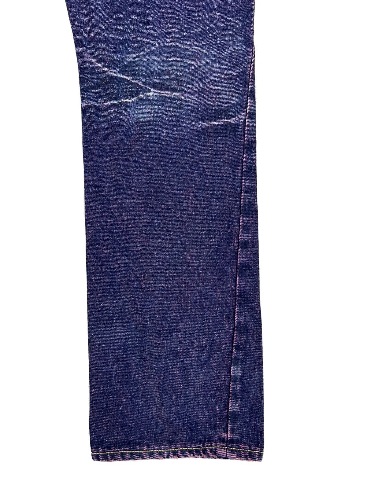 Beams Japan Vintage WHATZIS Japan Ripped Redline Selvedge Denim Jeans Size US 34 / EU 50 - 16 Thumbnail