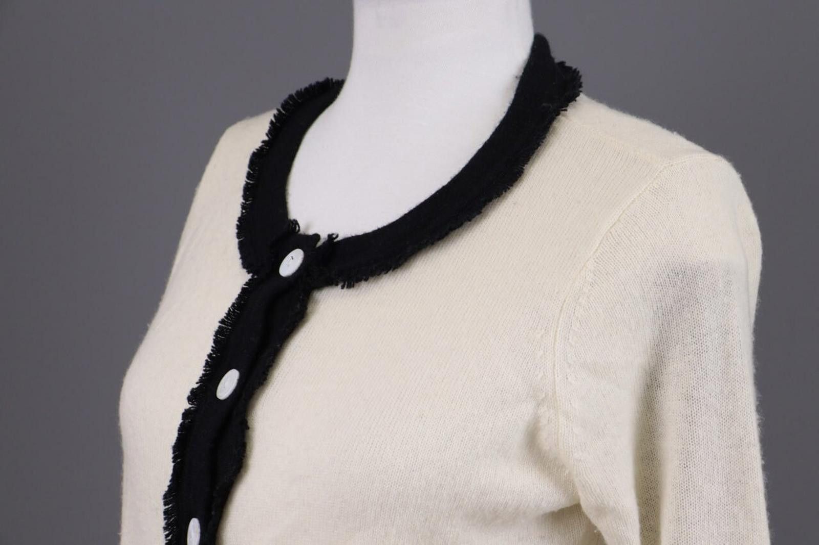 Designer Princess Goes Hollywood Beige Wool Cashmere Sweater Size 38 Size M / US 6-8 / IT 42-44 - 8 Thumbnail