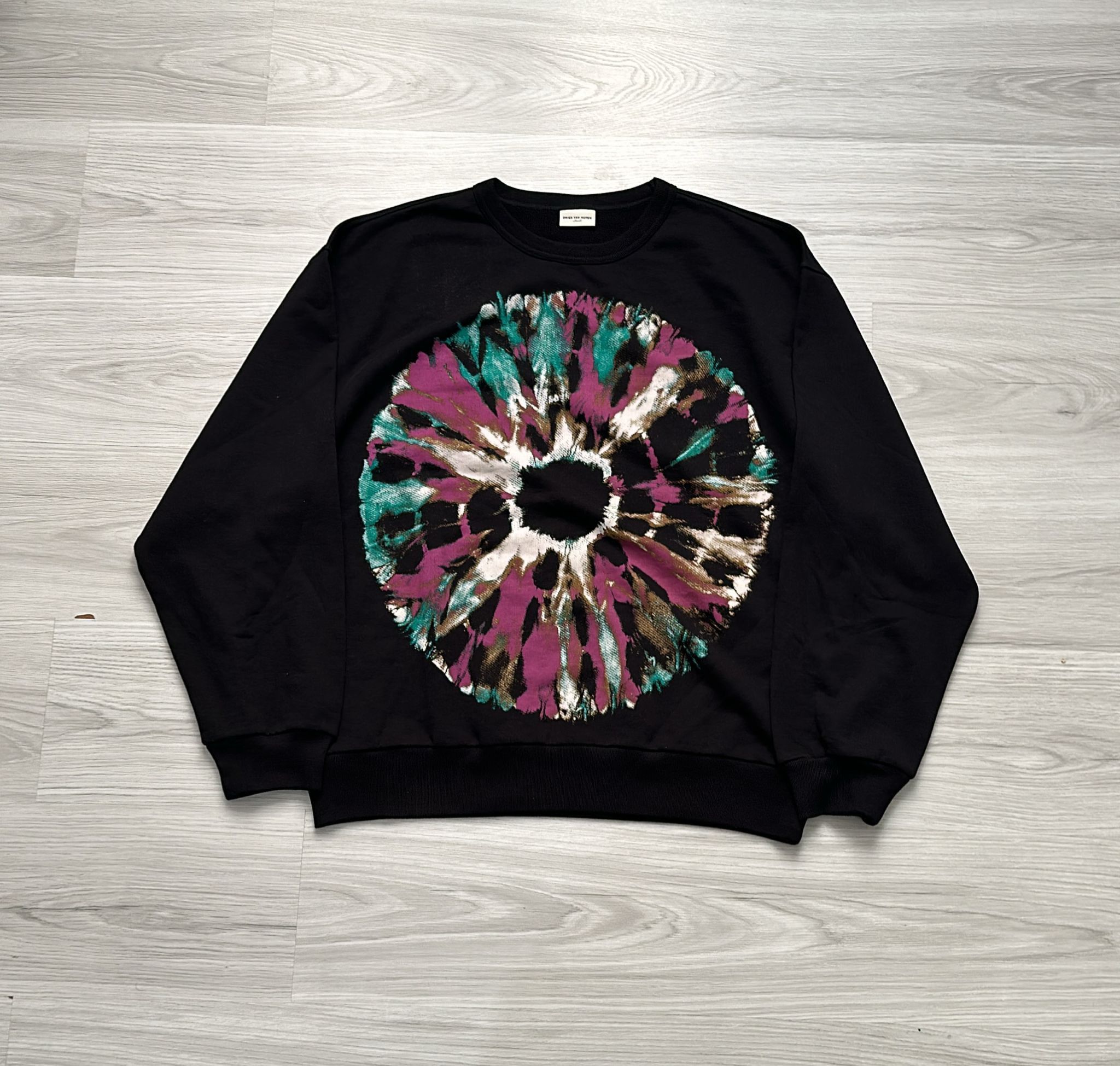 Dries Van Noten Dries Van Noten AW19 Herren Tie Dye Sweatshirt Small Size US S / EU 44-46 / 1 - 1 Thumbnail