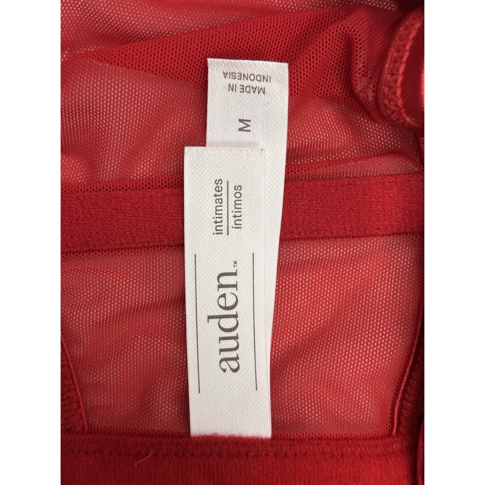 Target Basics NWT Target Red Satin Rhinestone Corset Bra Top Auden Size M Size ONE SIZE - 7 Thumbnail