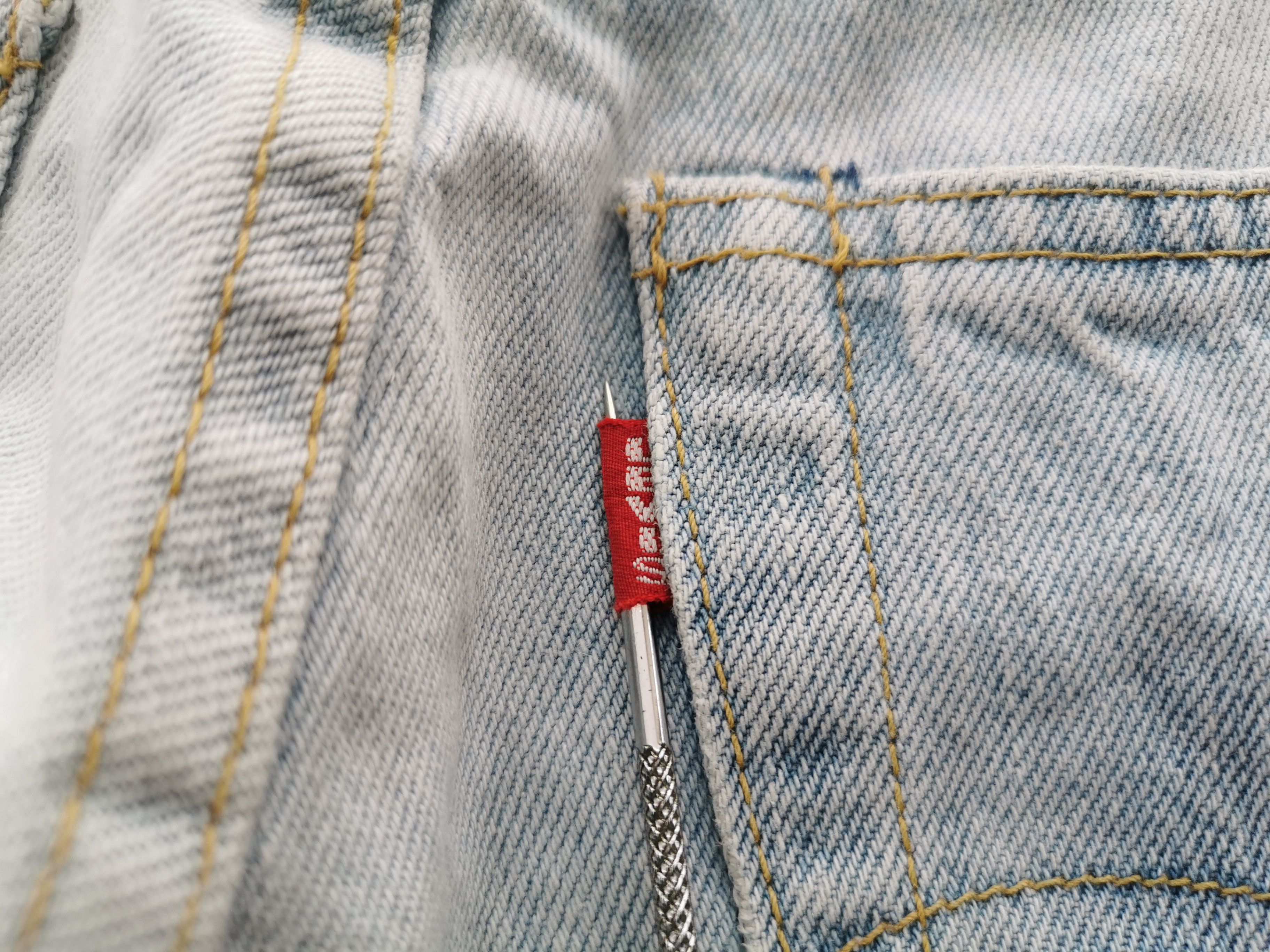 Levi's Vintage 90's Levis 702XX Big E Selvedge Acidwash Denim Size US 26 / EU 42 - 7 Thumbnail